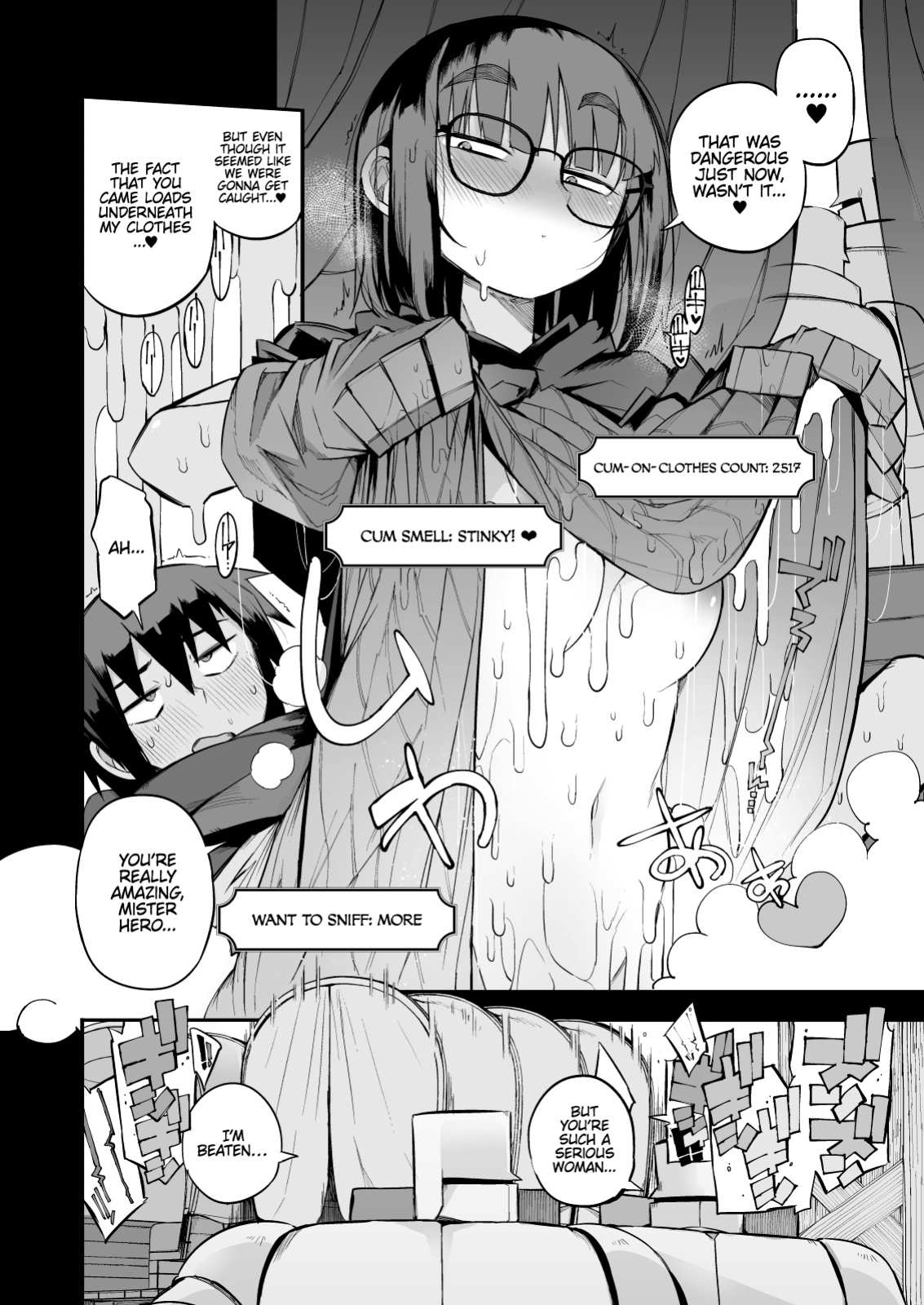 [Naitou2 (F4U)] Renai Kinshi no Yuusha Party ni Mukanai Jimiko no S-kyuu Dosukebe Status | The S-Rank Pervert Status of the Unfit Homely Girl in the Hero Party With a Ban on Love {akanameTL}
