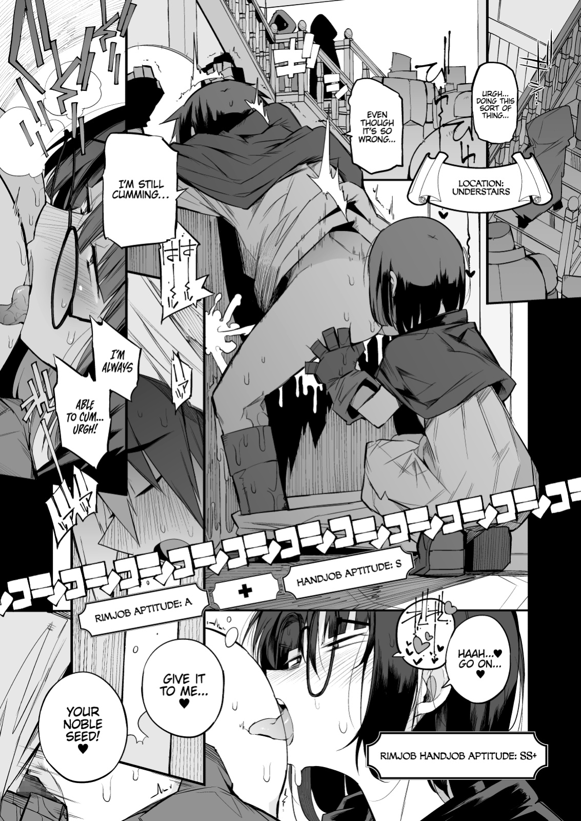 [Naitou2 (F4U)] Renai Kinshi no Yuusha Party ni Mukanai Jimiko no S-kyuu Dosukebe Status | The S-Rank Pervert Status of the Unfit Homely Girl in the Hero Party With a Ban on Love {akanameTL}