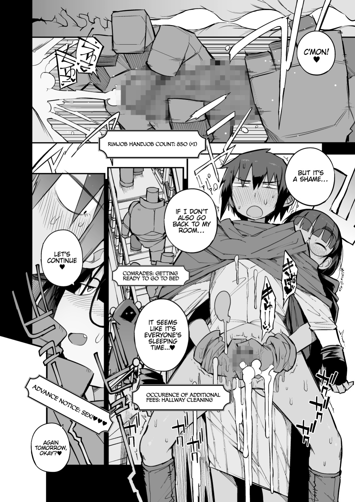 [Naitou2 (F4U)] Renai Kinshi no Yuusha Party ni Mukanai Jimiko no S-kyuu Dosukebe Status | The S-Rank Pervert Status of the Unfit Homely Girl in the Hero Party With a Ban on Love {akanameTL}