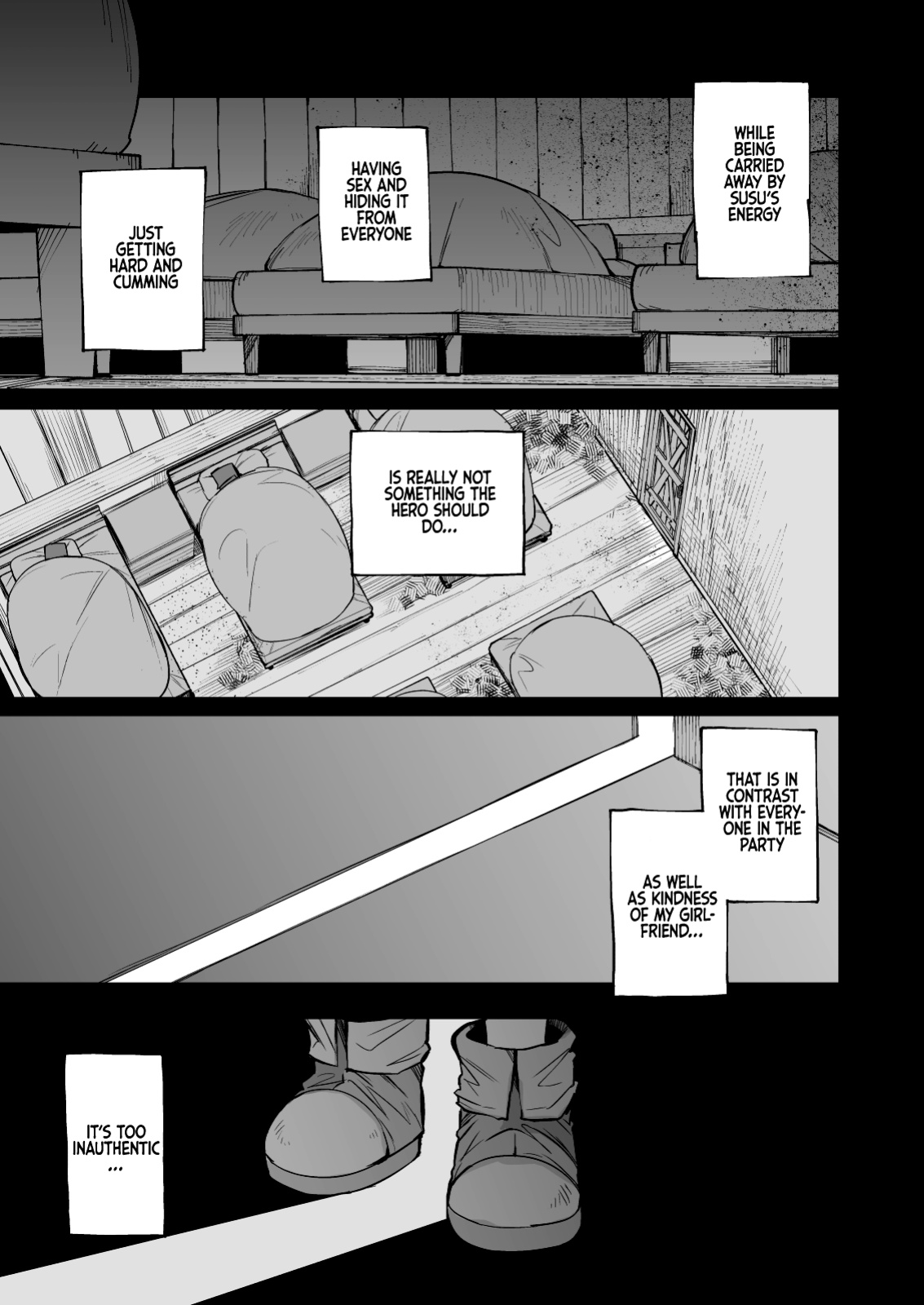 [Naitou2 (F4U)] Renai Kinshi no Yuusha Party ni Mukanai Jimiko no S-kyuu Dosukebe Status | The S-Rank Pervert Status of the Unfit Homely Girl in the Hero Party With a Ban on Love {akanameTL}
