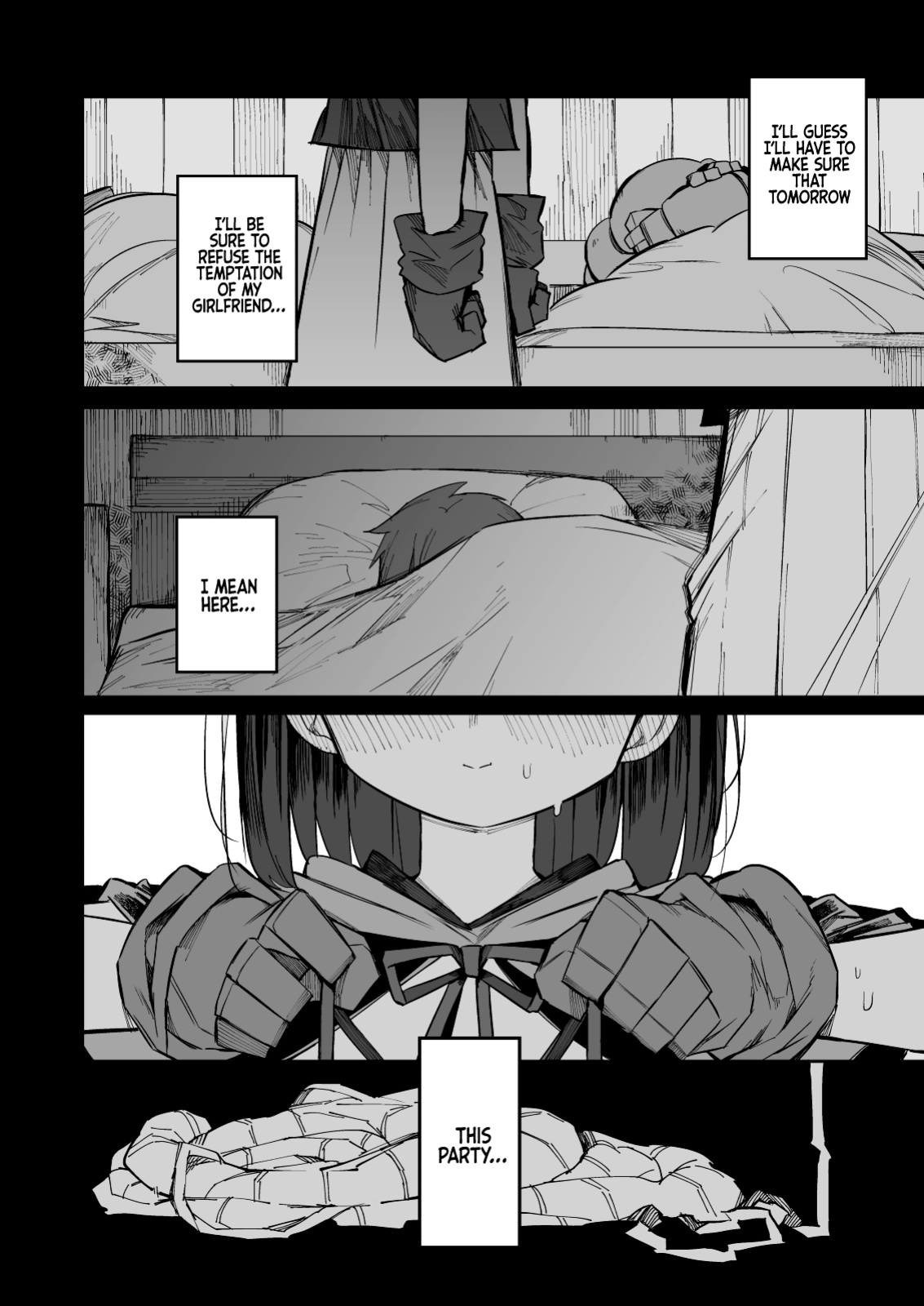 [Naitou2 (F4U)] Renai Kinshi no Yuusha Party ni Mukanai Jimiko no S-kyuu Dosukebe Status | The S-Rank Pervert Status of the Unfit Homely Girl in the Hero Party With a Ban on Love {akanameTL}