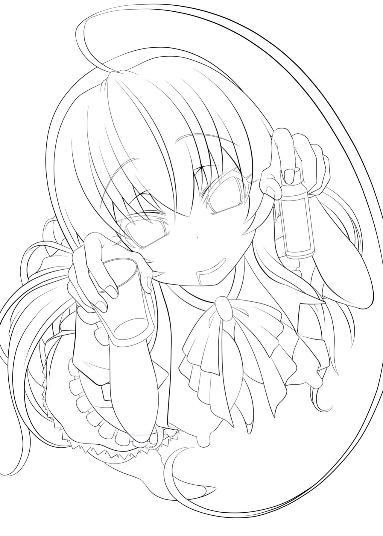 (C82) [Carrot Works (Hairaito)] Morimasu! Nyaruko-san | Mahiro-san's Virginity is Mine! (Haiyore! Nyaruko-san) [GoldenFatBuddha]