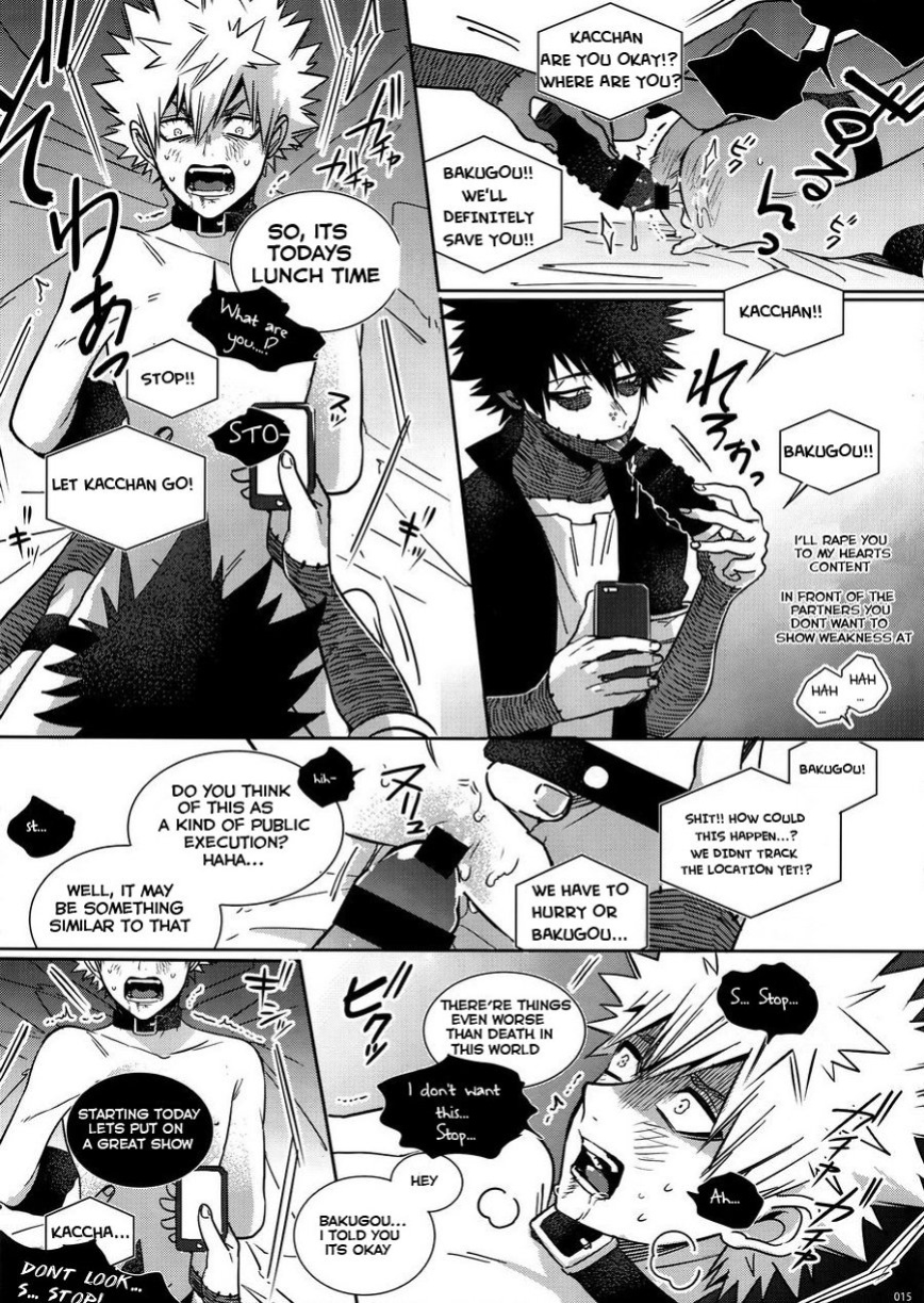 (Hanjuku Hero Life 4) [APOLLO (JIRO)] BAD END (Boku no Hero Academia)
