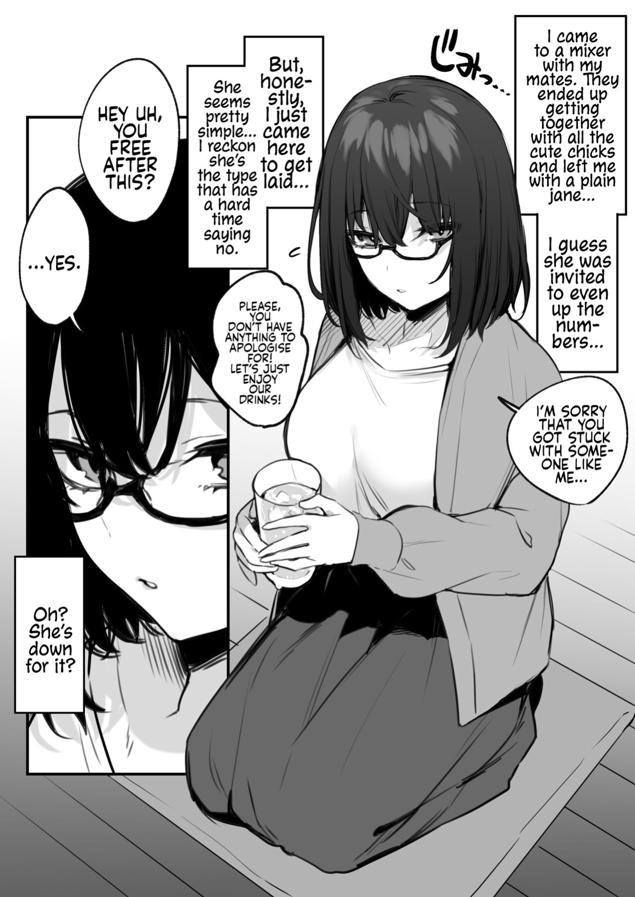 [Danimaru] Yaresou dakara toiu Riyuu de Jimi Onna o Sasotta Kekka | I Was Just Looking To Fuck, So I Called Out To This Plain Looking Chick And, Well... [Mr_Person]