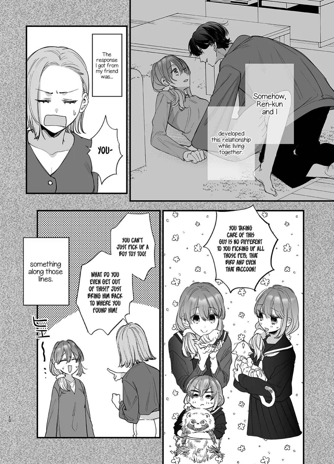 [Umenegi Daimyoujin (Umekoppe)] Saikyou Himokuzu haraiya Ren-kun ni Dakitsubusareru made | Until the Trashiest Boy Toy Exorcist Ren-kun Crushes Me in His Embrace