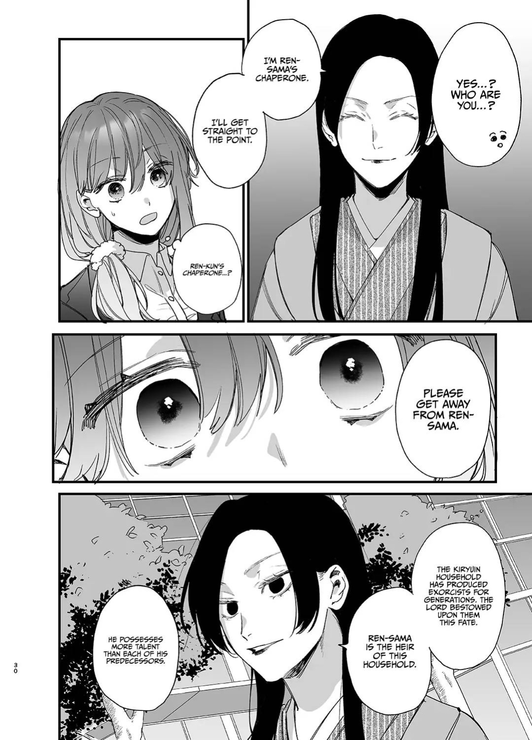 [Umenegi Daimyoujin (Umekoppe)] Saikyou Himokuzu haraiya Ren-kun ni Dakitsubusareru made | Until the Trashiest Boy Toy Exorcist Ren-kun Crushes Me in His Embrace