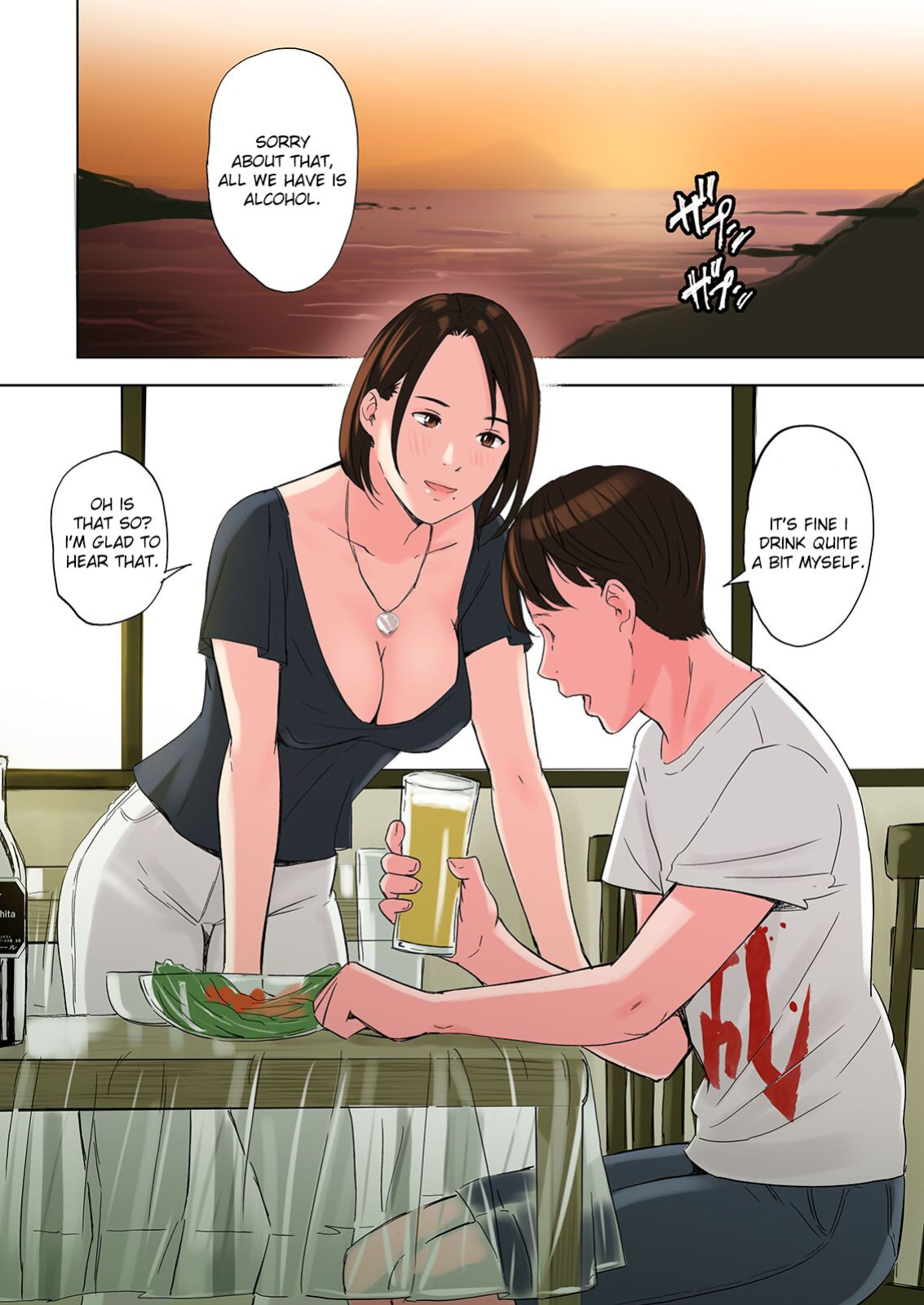 [Gomikasu Tarou (Namaribou Nayonayo)] Tomodachi no Gibo to Ane ni Yuuwaku Sareru Hanashi Kouhen | A Tale of the Temptation of My Friend's Stepmom and Sister, Sequel