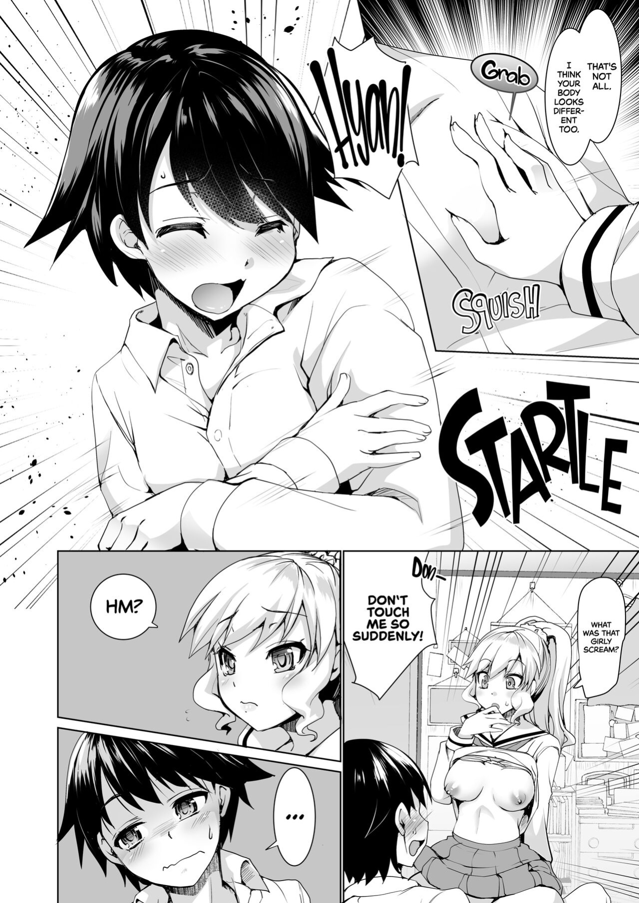 [tsxy (Kouki Kuu)] Joseika Kareshi o Hazukashimechae! | Boyfriend to Girlfriend Bully Galore!