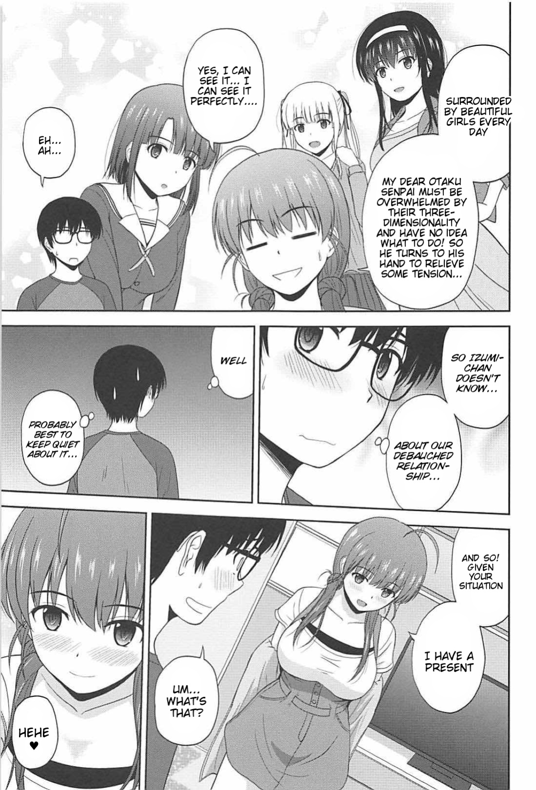 (C94) [G-SCAN CORP. (Satou Chagashi)] Shinsei Saenai Kanojo-tachi no Rinri Shinsakai (Saenai Heroine no Sodatekata) [Tigoris Translates]