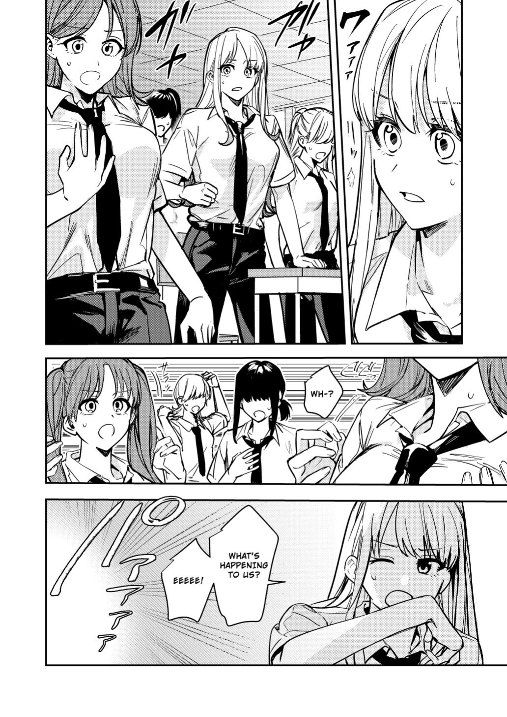 [Amuai Okashi Seisakusho (Betty)] Shuudan Jotaika Gyaru, Ochiru | Group Gyarufication and Degeneration {Sankaku Scans}