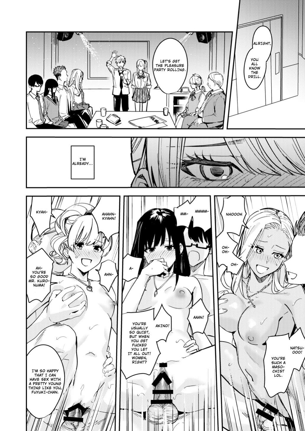 [Amuai Okashi Seisakusho (Betty)] Shuudan Jotaika Gyaru, Ochiru | Group Gyarufication and Degeneration {Sankaku Scans}