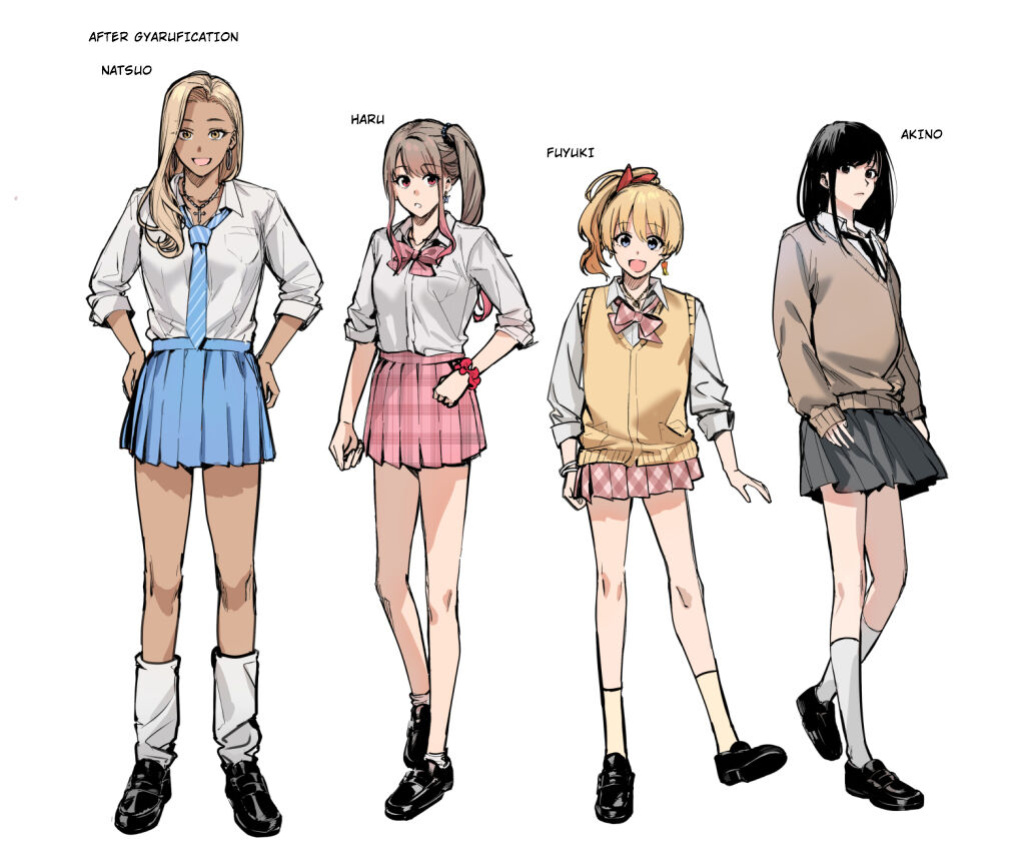 [Amuai Okashi Seisakusho (Betty)] Shuudan Jotaika Gyaru, Ochiru | Group Gyarufication and Degeneration {Sankaku Scans}
