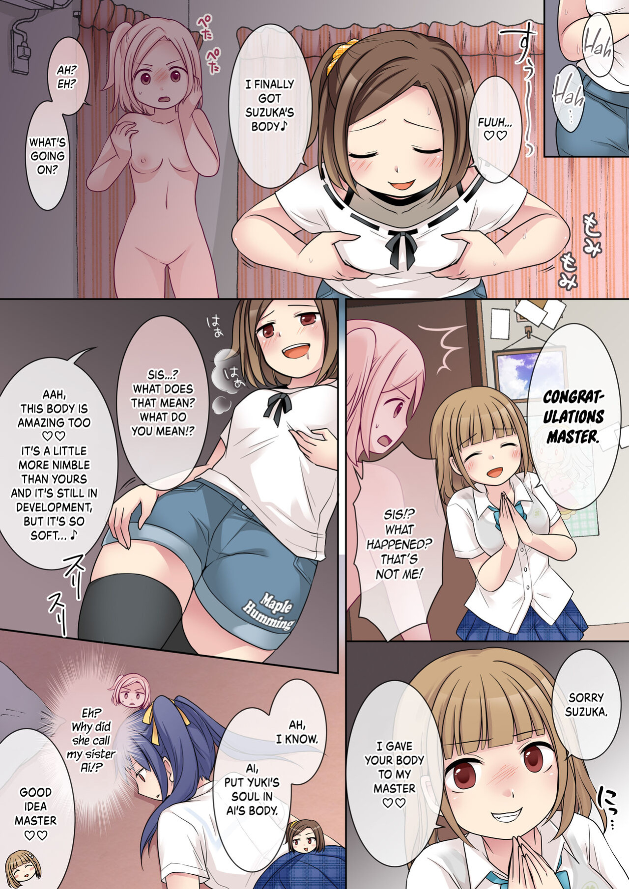 C04- [Hairu Nukemichi (Kuratsuka Riko)] Jibakurei no Doukyuusei ni Nottorareta Atashi-"Tachi" [Kinsei Translations]