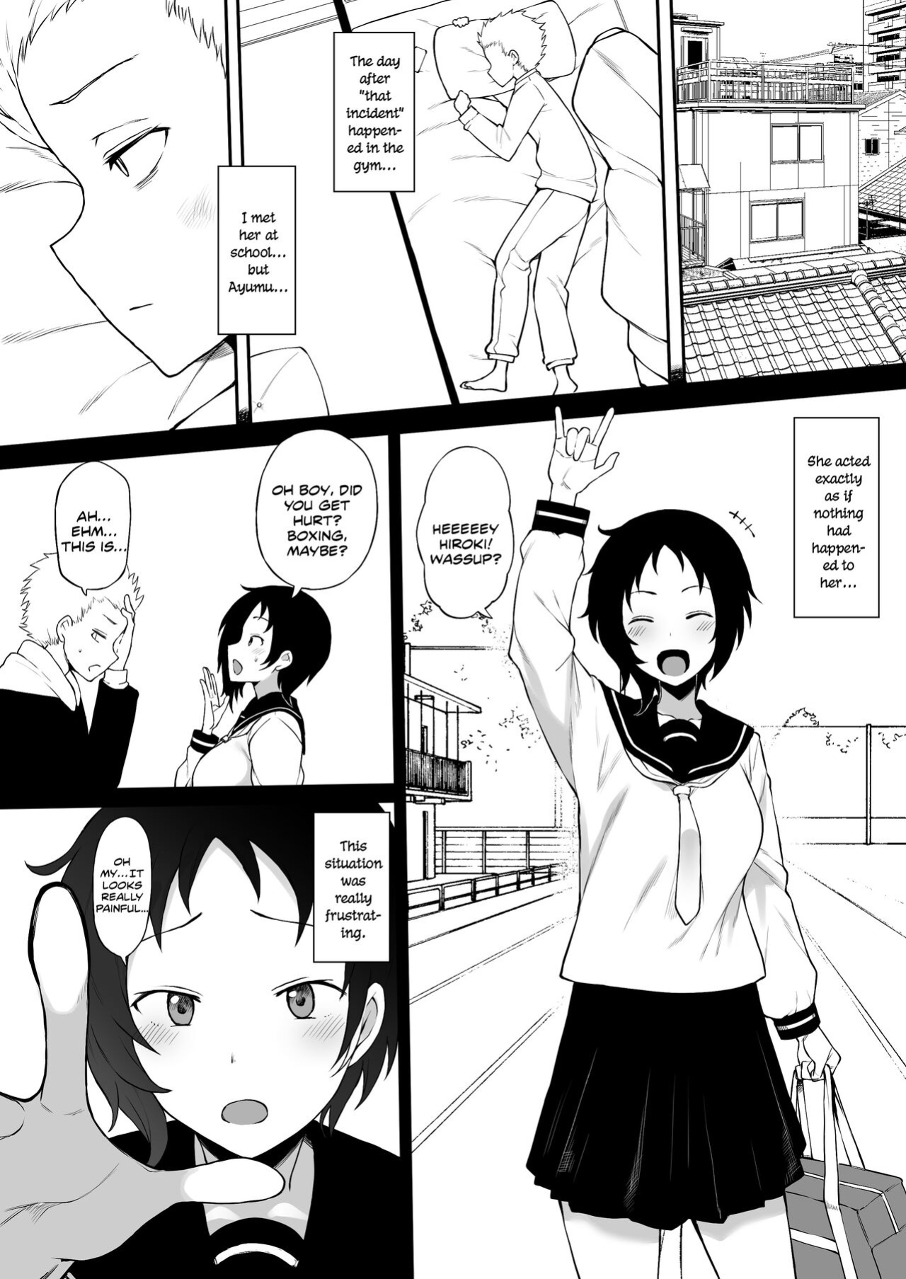 [Terasu MC] Kokujin no Tenkousei ni Haha o NTR ru Chapter 6 Part 1 [MASCIAlla]