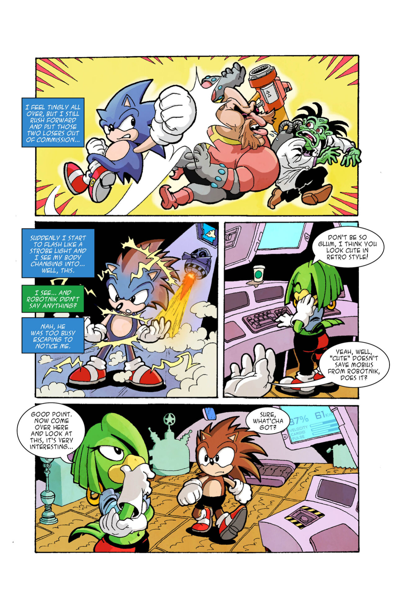 [Escopeto & Okida] Sonic the Comic: Sonic & Tekno - Quickie Resolved