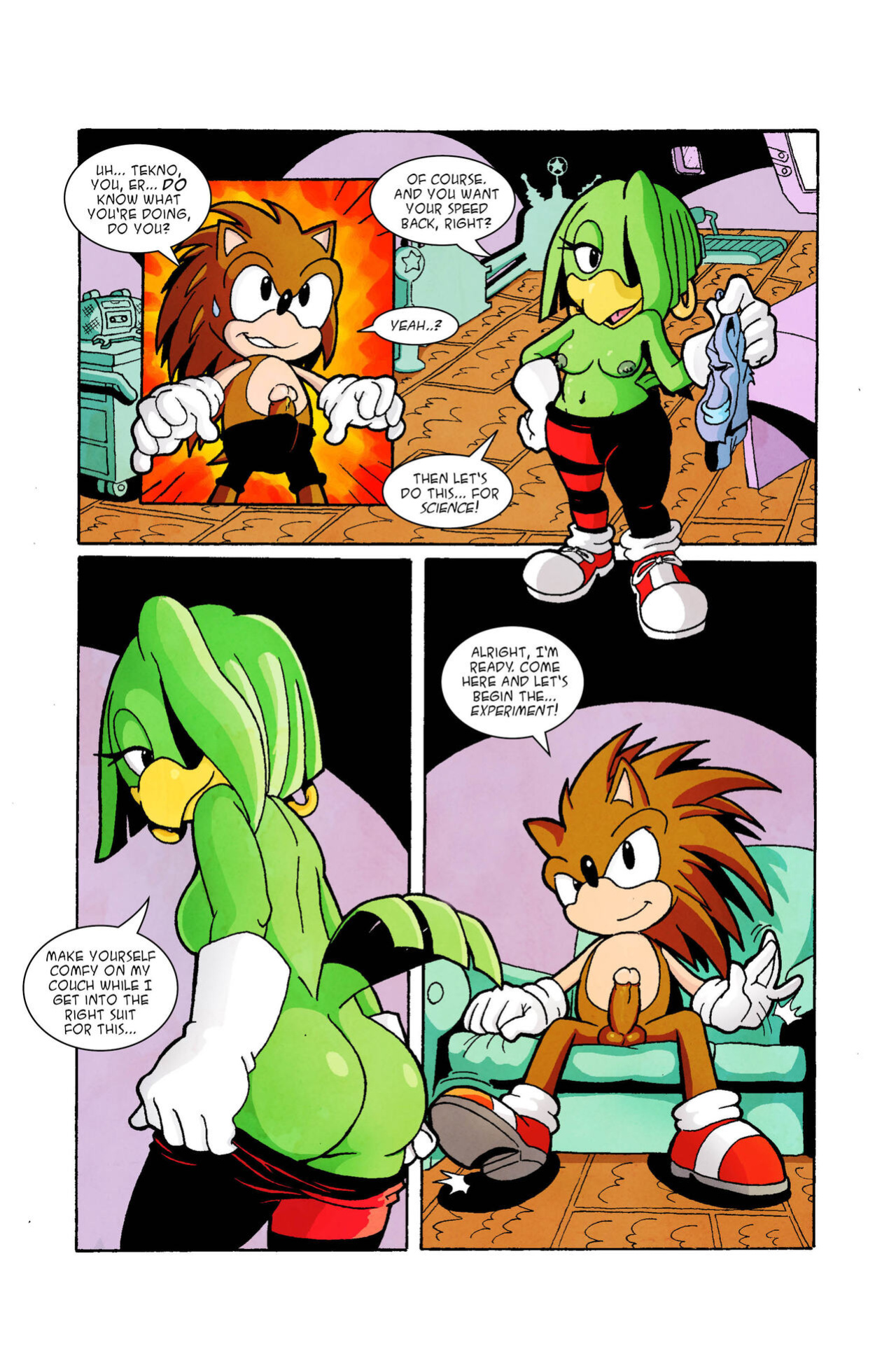 [Escopeto & Okida] Sonic the Comic: Sonic & Tekno - Quickie Resolved