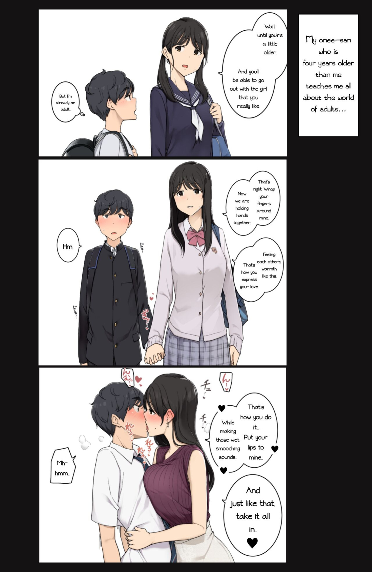 [Wakamatsu] Toshishita no Boku ni Seikoui no Kimochiyosa o Oshiete kureru Osananajimi no Onee-san [PhantomsJoker]