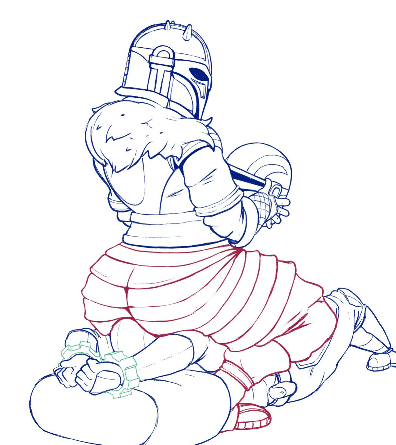 [imadeej] The Armorer Facesitting (The Mandalorian)