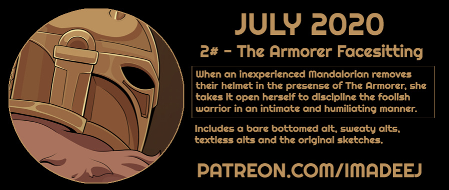 [imadeej] The Armorer Facesitting (The Mandalorian)