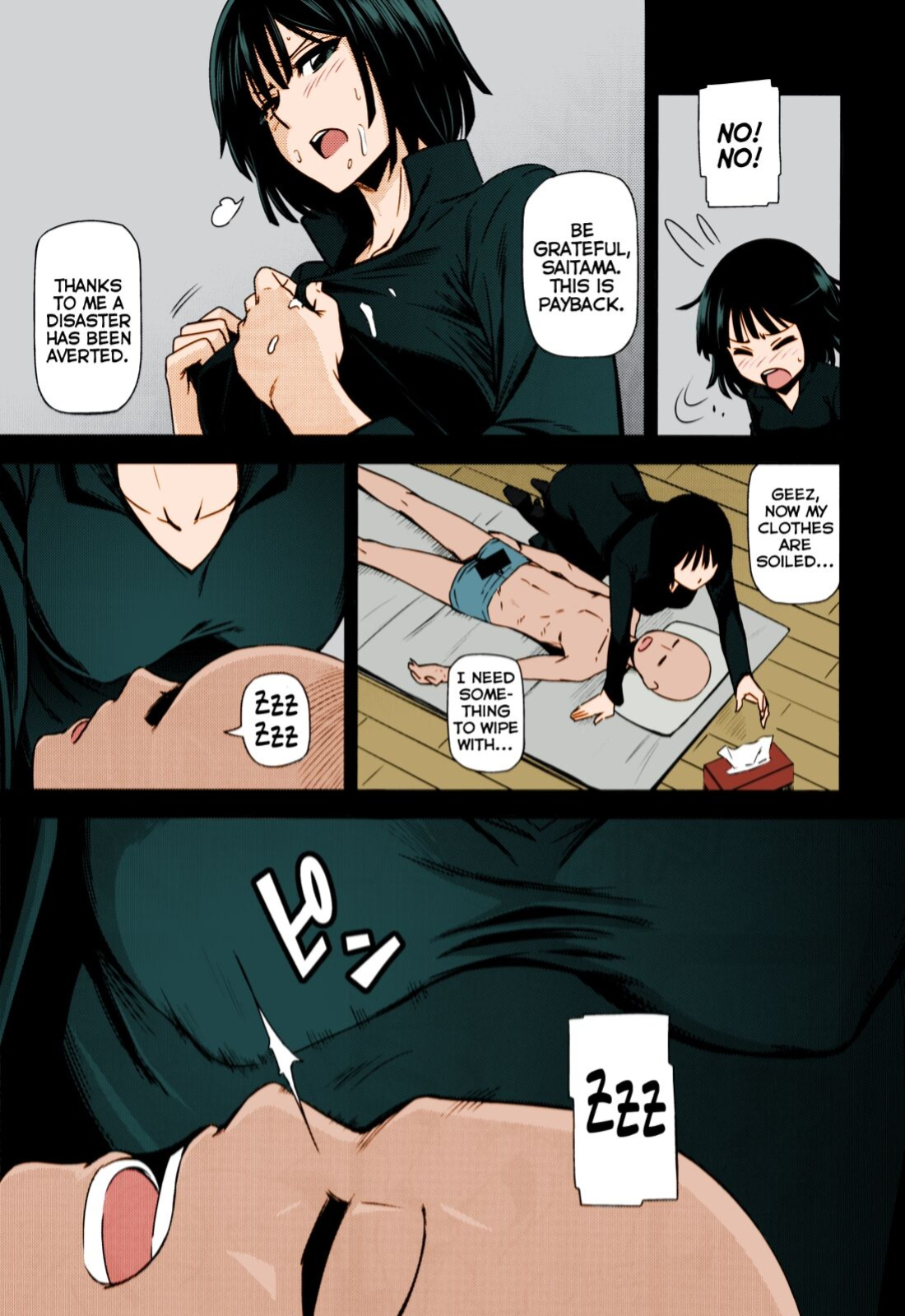 (C86) [Kiyosumi Hurricane (Kiyosumi Hurricane)] ONE-HURRICANE (One Punch Man) [wehasband] [Colorized]