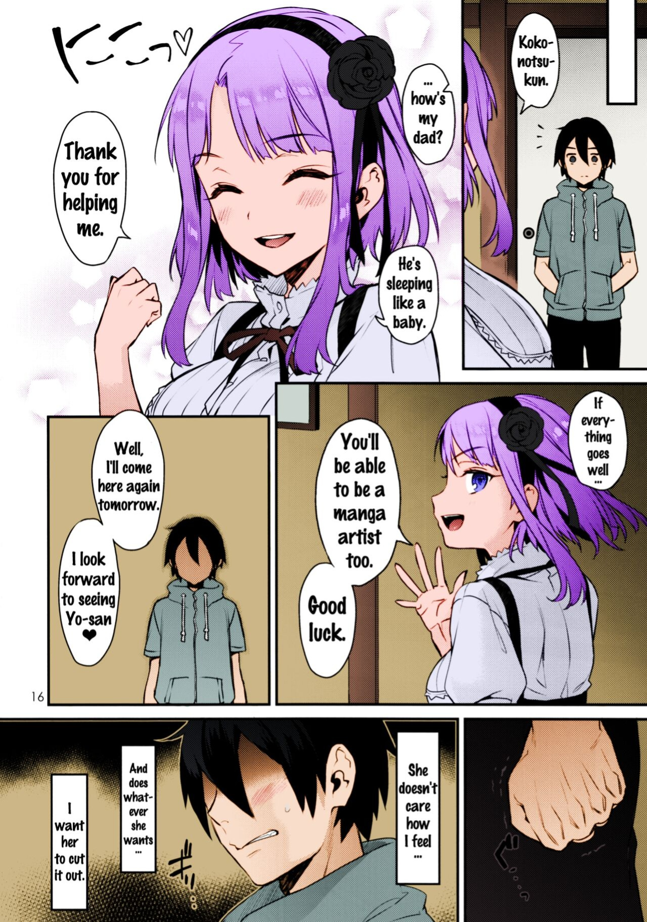 (C89) [Ichigo Pants (Kaguyuzu)] Sweet Love Letter (Dagashi Kashi) [Colorized]