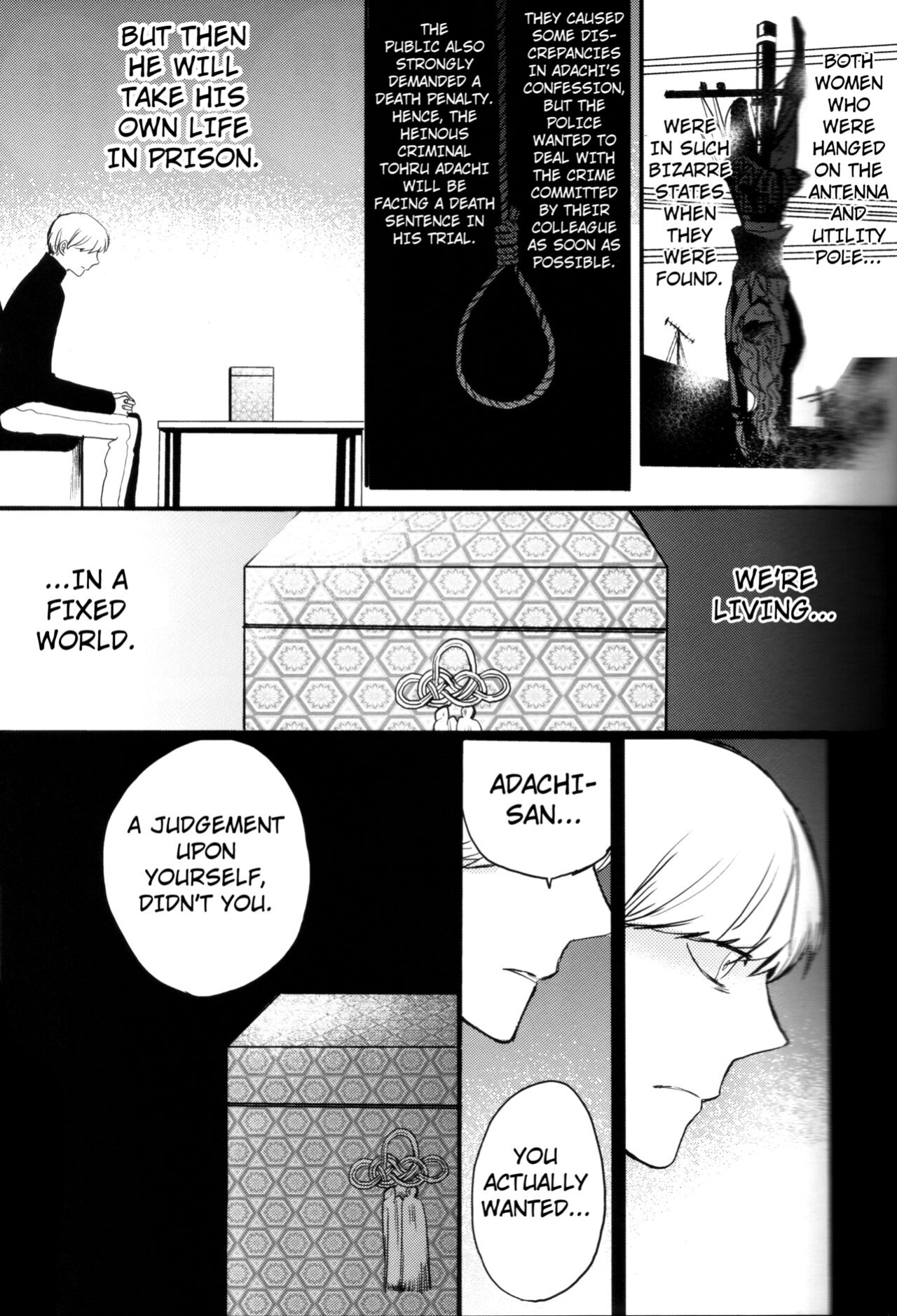 (CCOsaka100) [Magaimonoyasoinabashiten (Esukichizuru)] The End Of The World Volume 3 (Persona 4) [Kuraudo]