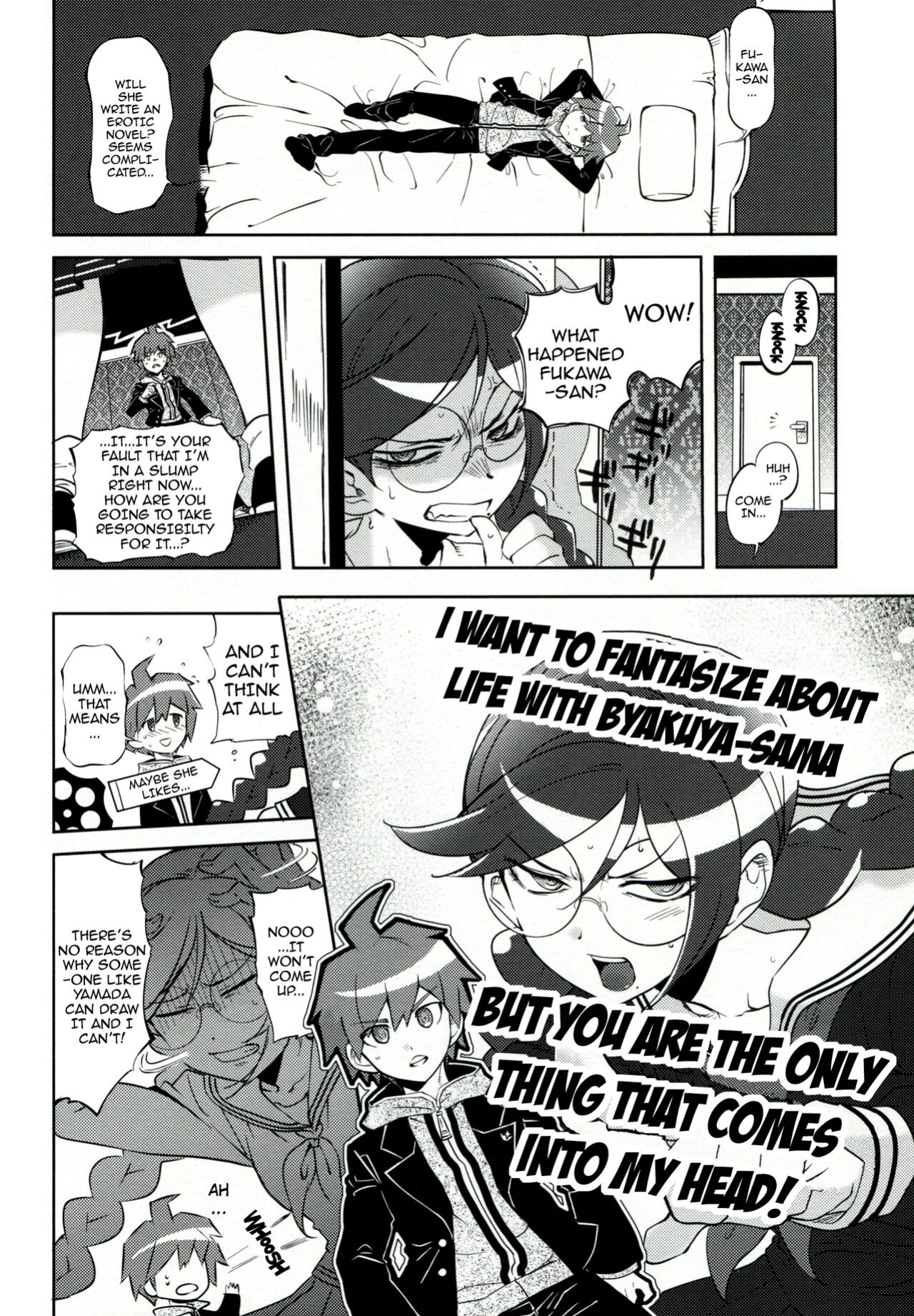 (C85) [Hougakuya (Tohzai, Namboku)] Aishiai Gakuen Seikatsu | Love-Making Academy Sex Activities (Danganronpa)