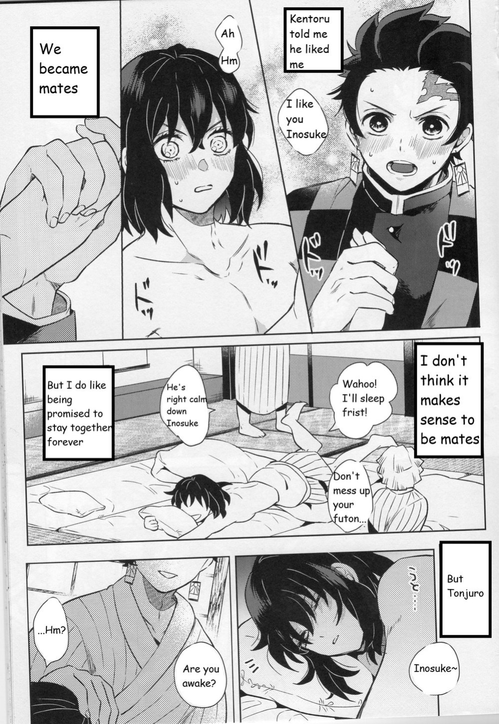 (Nichirin Kitan 5) [pipipi (mochi)] Kimochi Yosugite Komatte masu (Kimetsu no Yaiba)