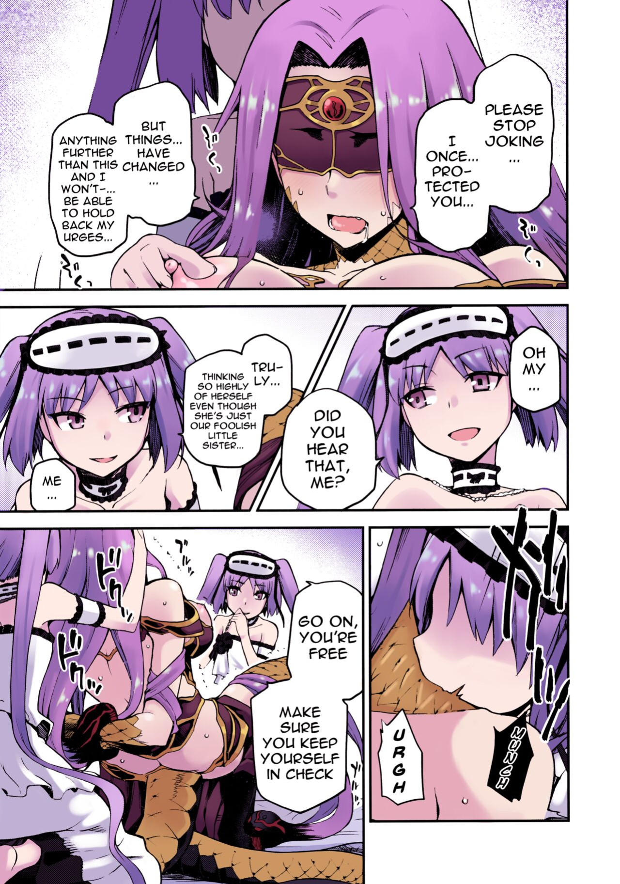 [Jyouren Kishidan (kiasa)] Hebigami no Honnou (Fate/Grand Order) [Doujins.com] [Colorized]