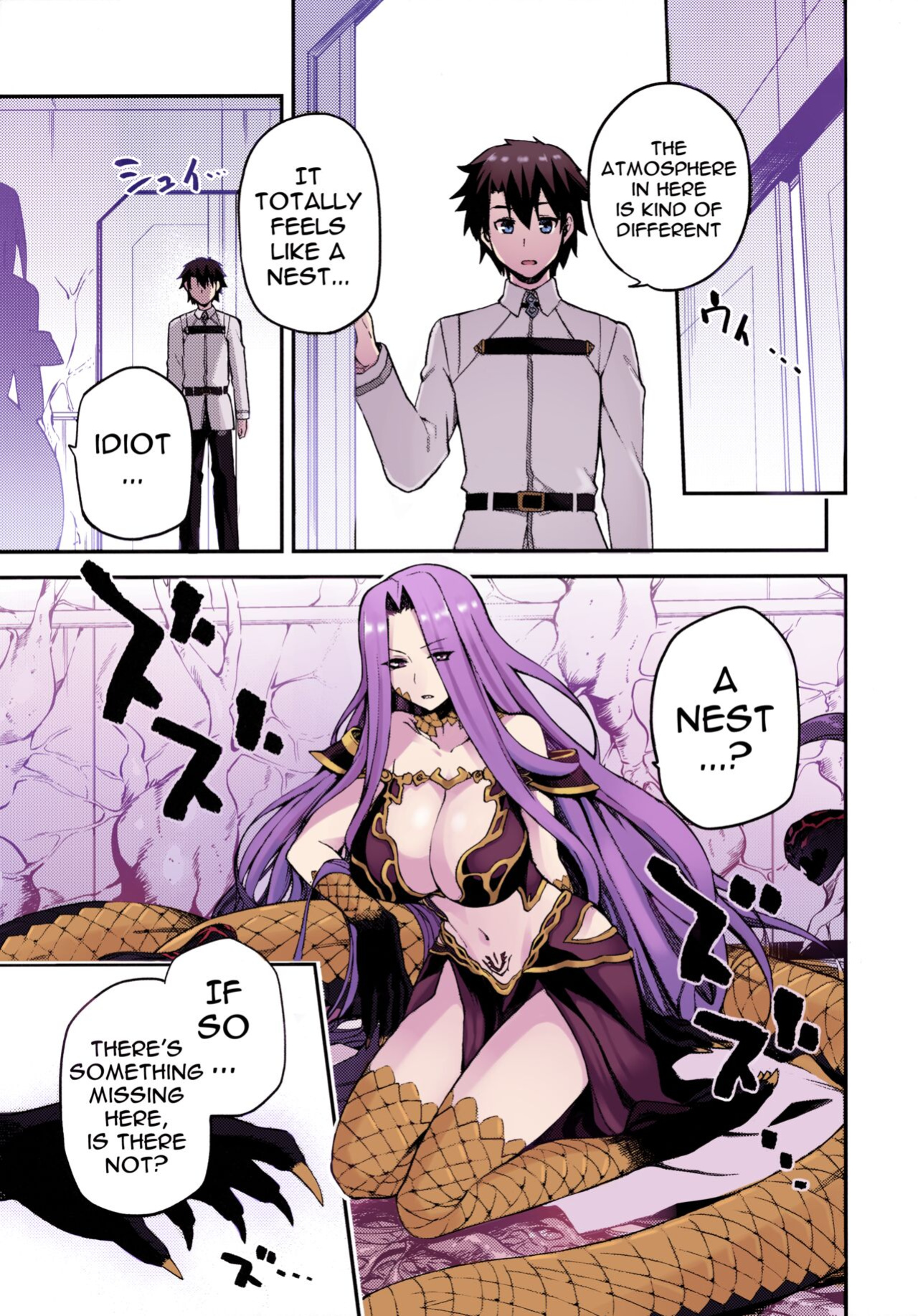 [Jyouren Kishidan (kiasa)] Hebigami no Honnou (Fate/Grand Order) [Doujins.com] [Colorized]