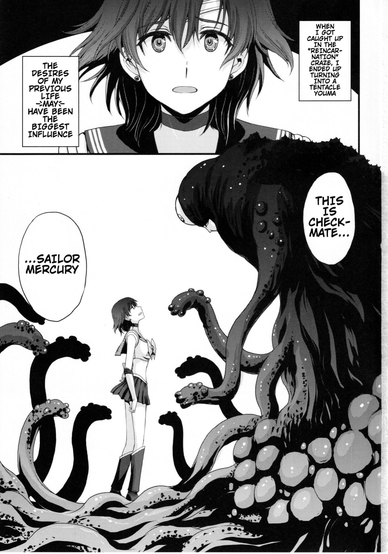 (C99) [Secret Society M (Kitahara Aki)] Tensei Shitara Shokushu Youma datta Ken | The Case Of Having Been Reincarnated And Turned Into a Tentacle Youma (Bishoujo Senshi Sailor Moon)