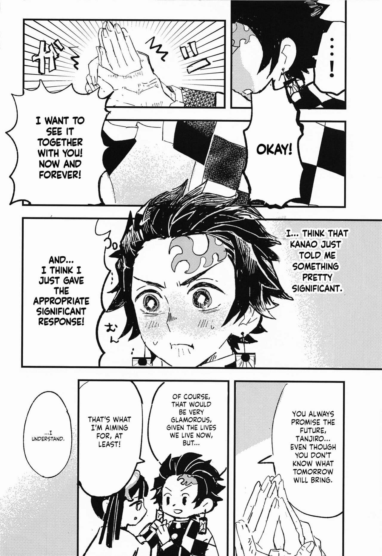 (Nichirin Kitan Kinkyuu SUMMER 2021) [Hibana (Mizugashi)] Ikkou Kakukaku | Gleaming Light (Kimetsu no Yaiba) [LunaticSeibah]