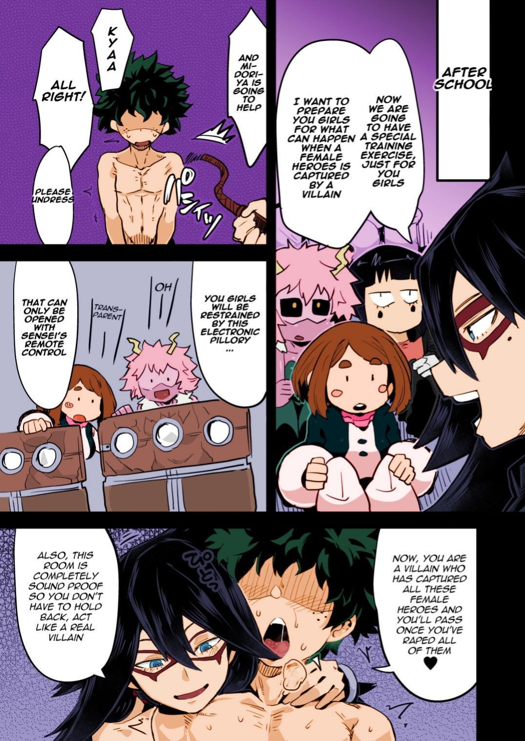 [slime_eer (Nutaunagi)] Boku to Nottori Villain Nakademia Vol. 2 (Boku no Hero Academia) [Naxusnl] [Colorized]
