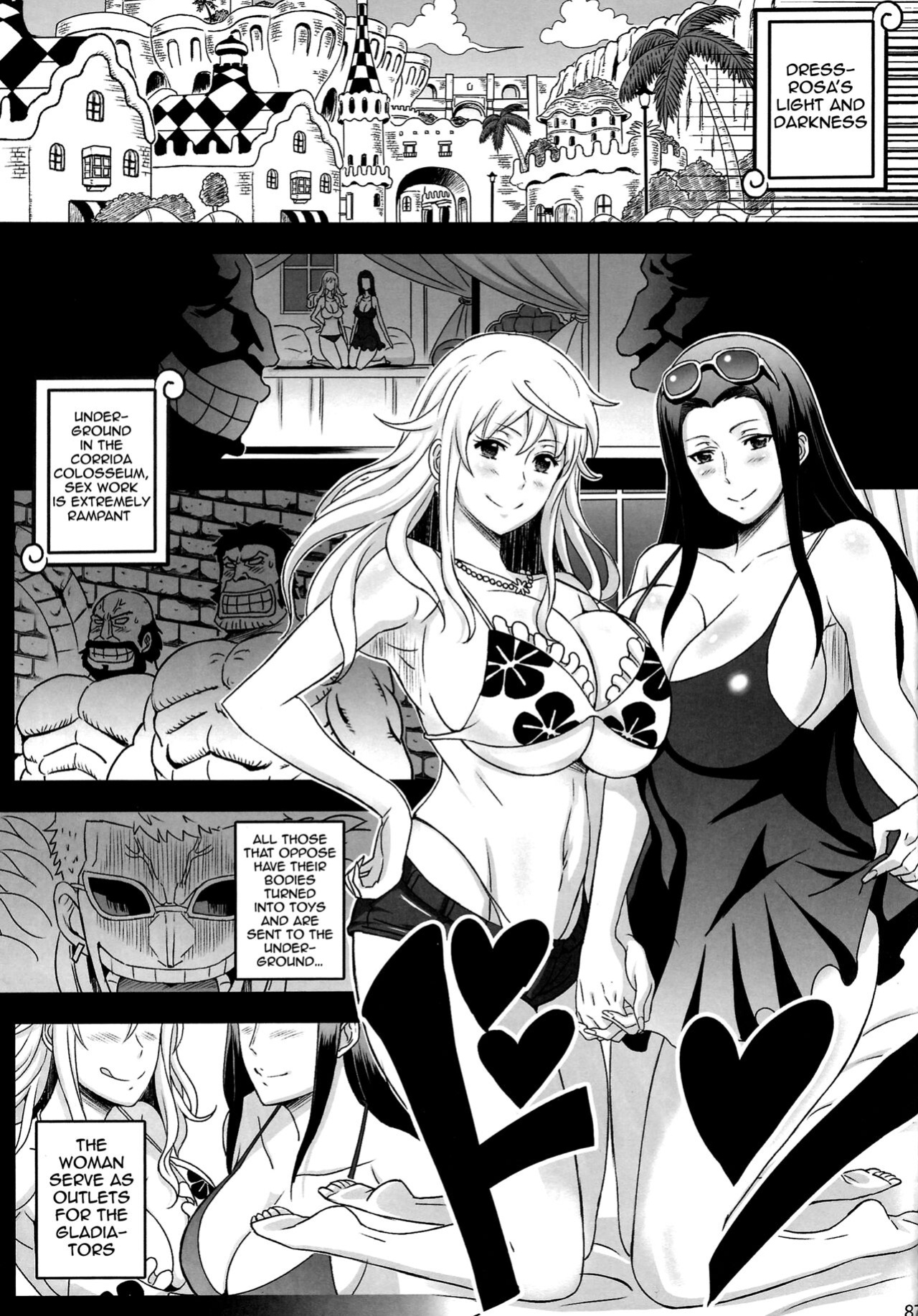 (C87) [Diogenes Club (Haikawa Hemlen)] Rakuen Onna Kaizoku Soushuuhen ~GOLD~ - Woman Pirate in Paradise (One Piece) [Incomplete]