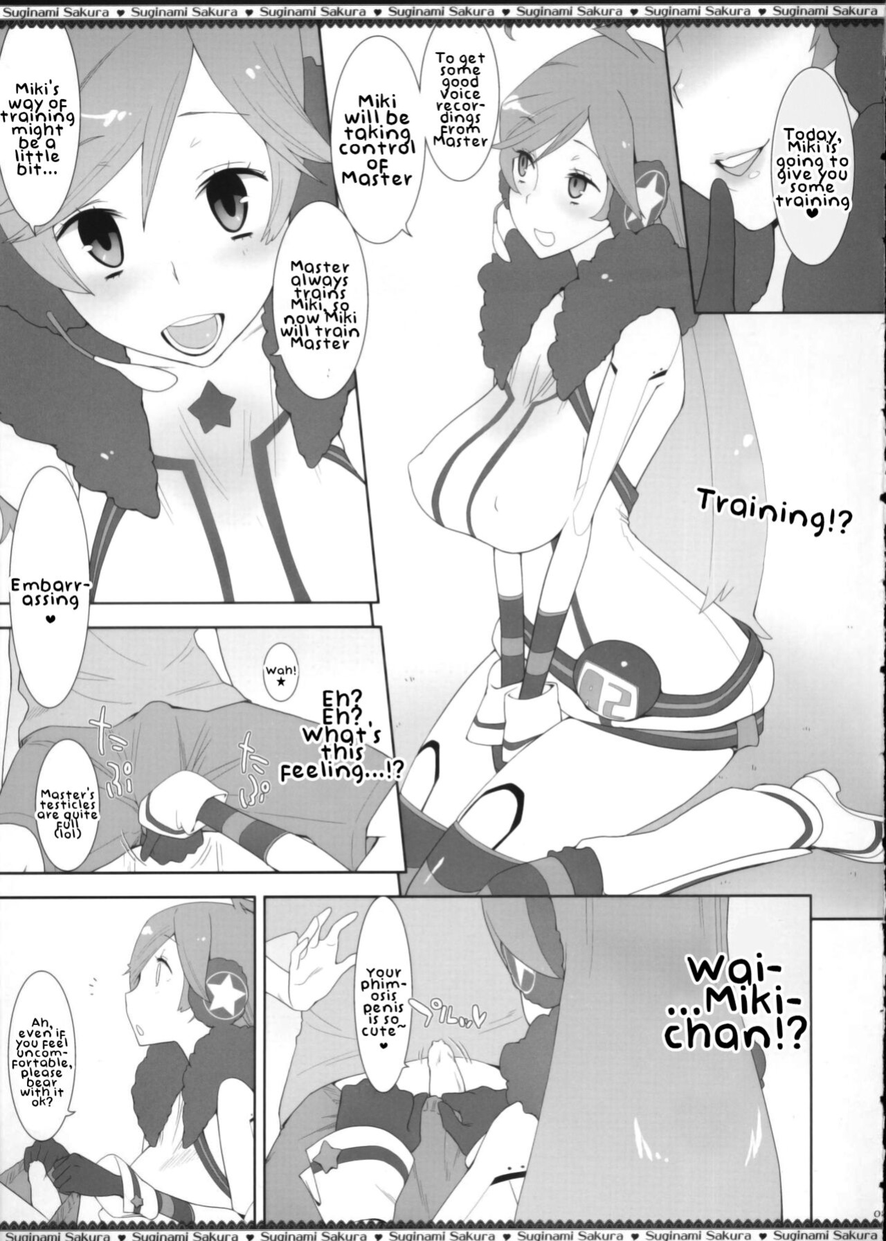 (C77) [Suginami Sakura (Ogata Mamimi)] Miki-chan no Master Shibori (VOCALOID)
