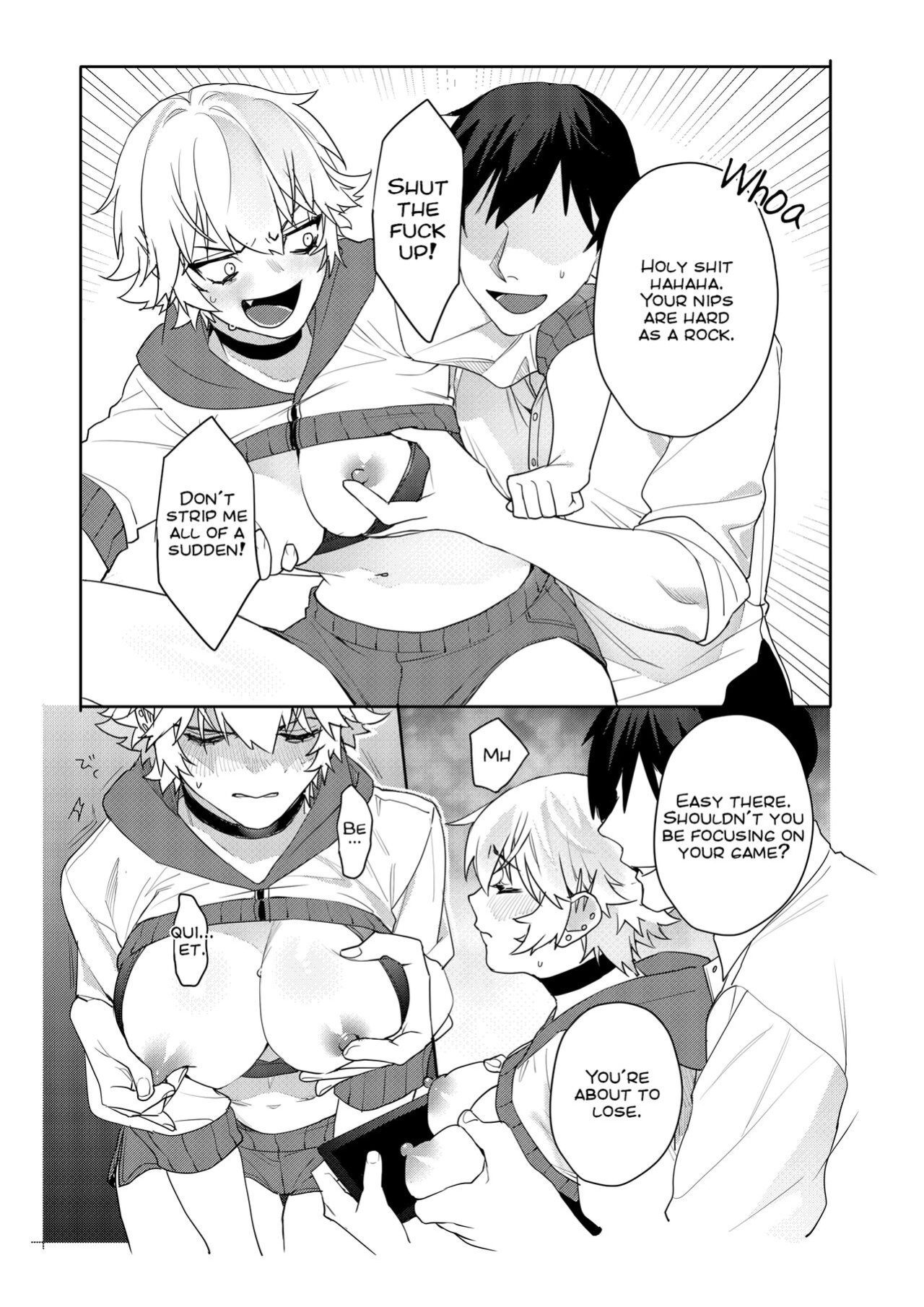 [Pacifier heaven (Shishamo)] Gamer Kanojo no Oppai Monde Mita Kekka… | What Happens if You Try to Fondle a Gamer Chick's Boobs... [Nisor]