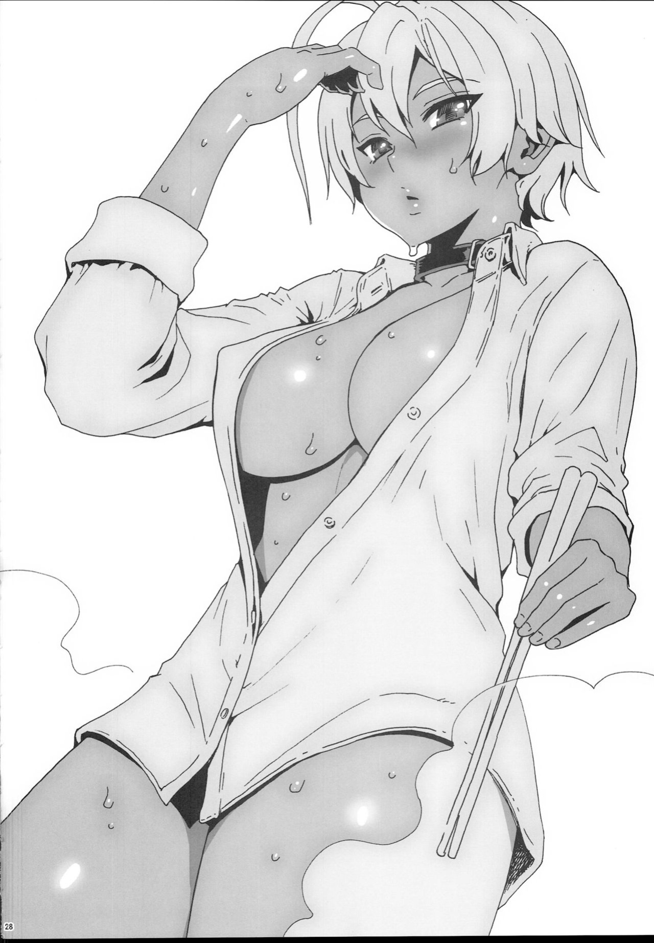 (C87) [Amazake Hatosyo-ten (Yoshu Ohepe)] Ikumi-chan Niku Niku 3 (Shokugeki no Soma) [EHCOVE]