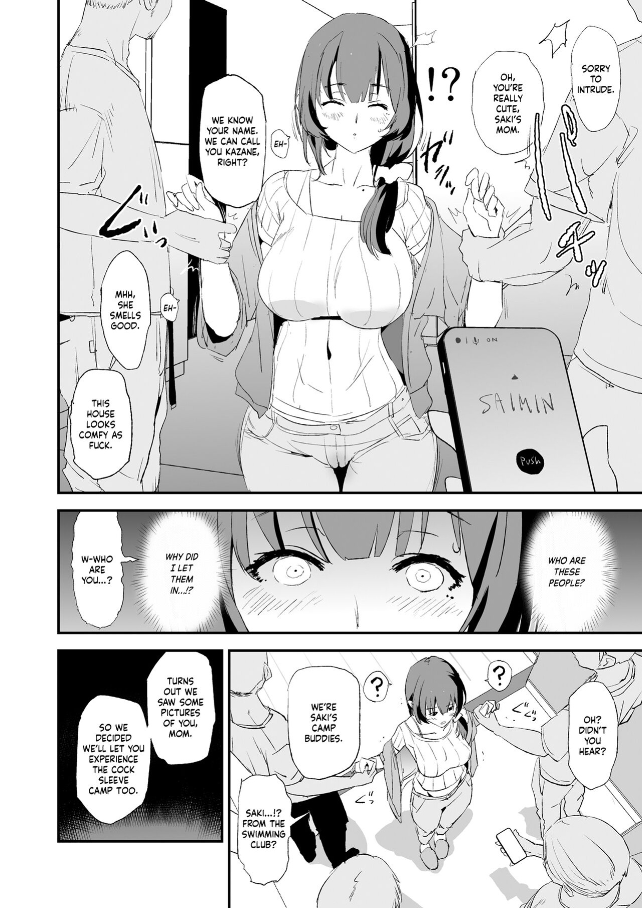 [Yami ni Ugomeku (Dokurosan)] Musume no Tsugi wa Mama Onaho - Onaho Gasshuku #2 | After The Daughter Mother Cocksleeve - Cocksleeve Camp #2 [Kinsei Translations]