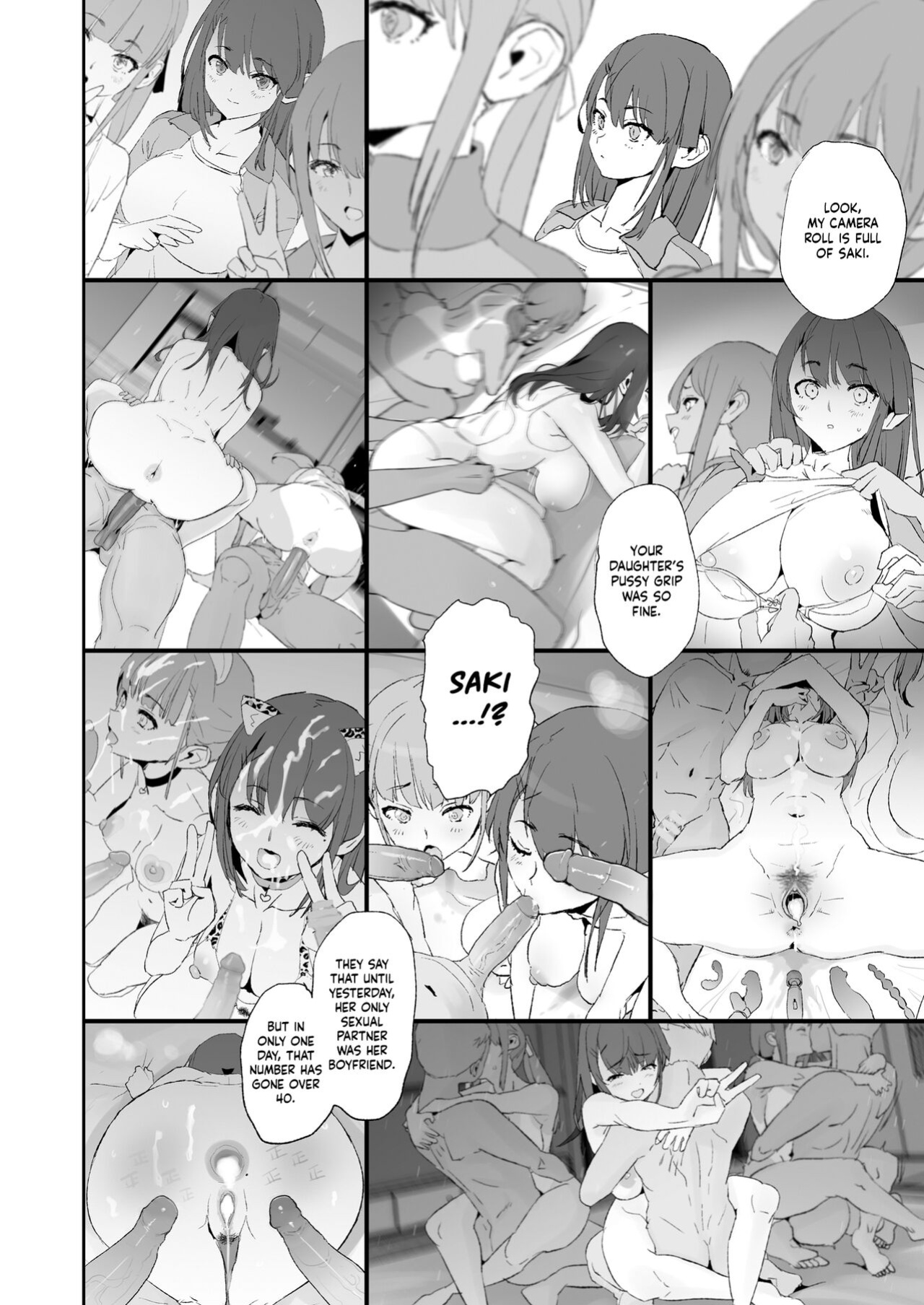 [Yami ni Ugomeku (Dokurosan)] Musume no Tsugi wa Mama Onaho - Onaho Gasshuku #2 | After The Daughter Mother Cocksleeve - Cocksleeve Camp #2 [Kinsei Translations]