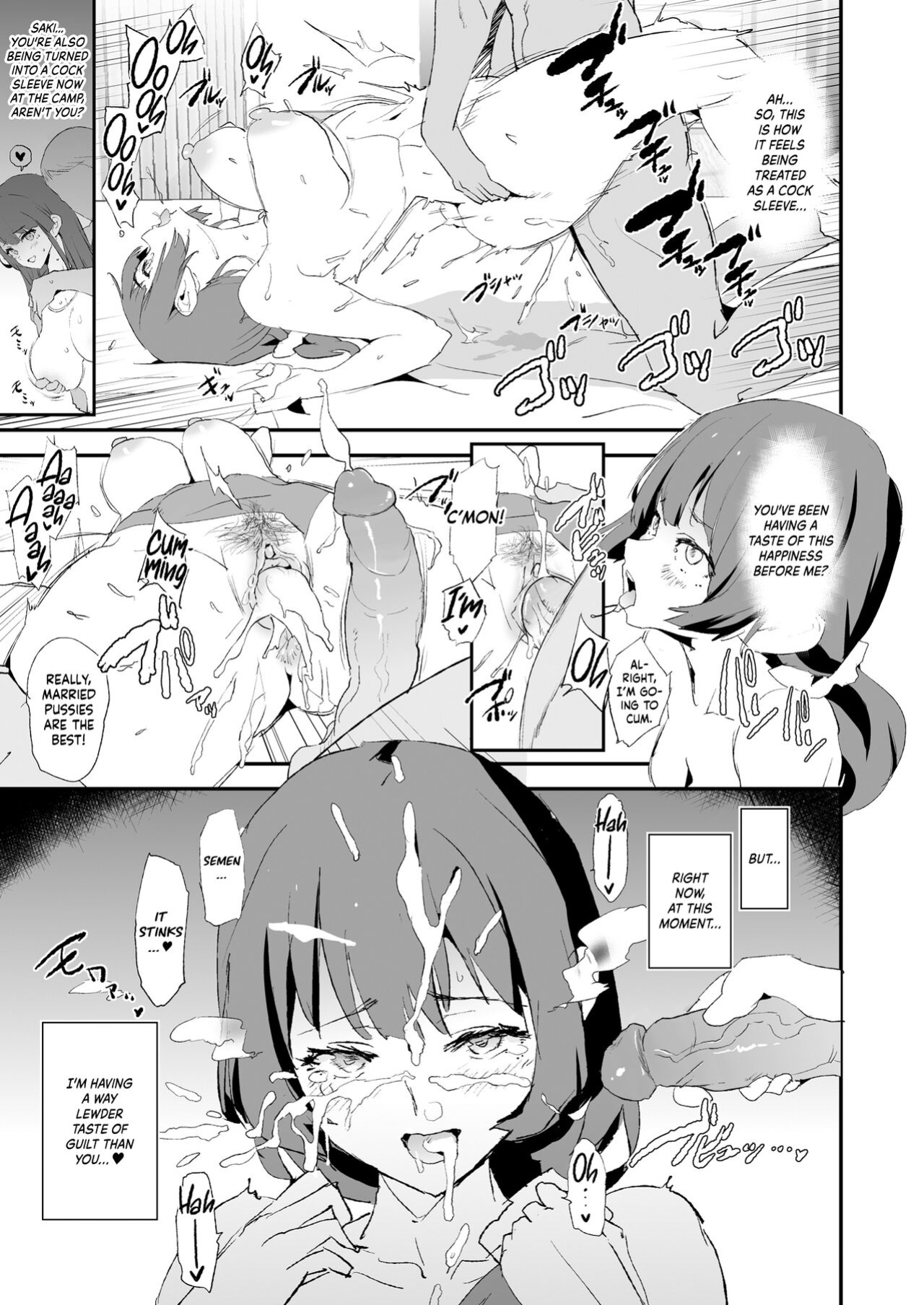 [Yami ni Ugomeku (Dokurosan)] Musume no Tsugi wa Mama Onaho - Onaho Gasshuku #2 | After The Daughter Mother Cocksleeve - Cocksleeve Camp #2 [Kinsei Translations]