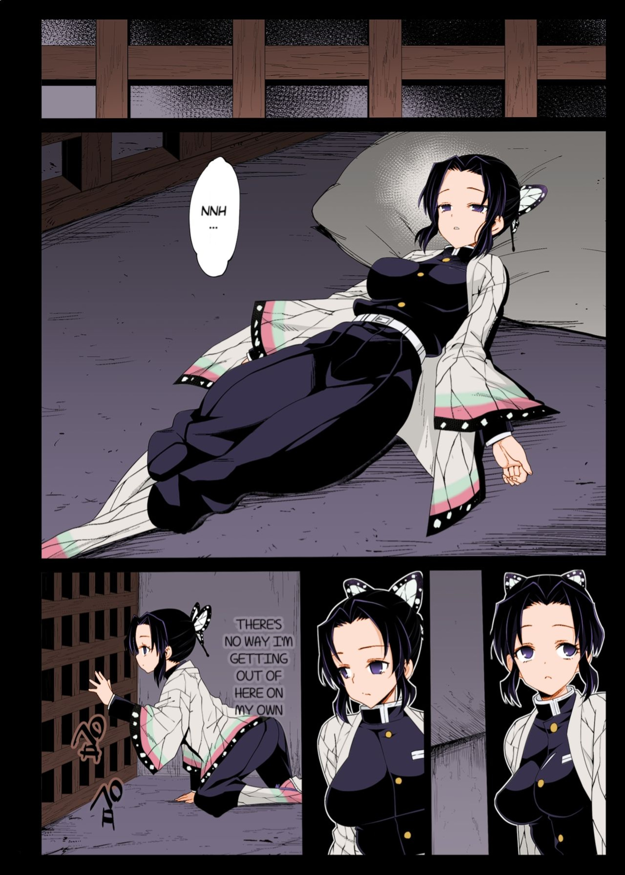 [Eromazun (Ma-kurou)] Kochou Shinobu Kan ~Neteiru Aida ni Ossan Oni ni Okasareru~ - RAPE OF DEMON SLAYER 2 (Kimetsu no Yaiba) [MegaFagget] [Colorized]