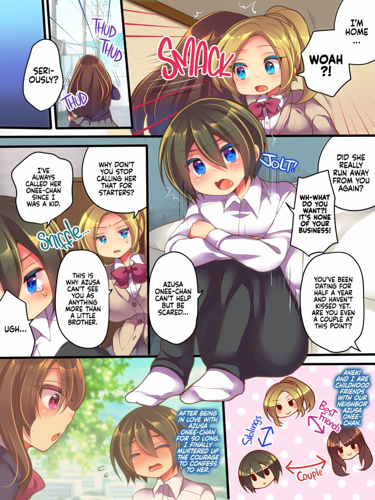 [Amuai Okashi Seisakusho (Reitou Mikan)] AneOne Sankaku SWAP | AneOne: Three-way Swap