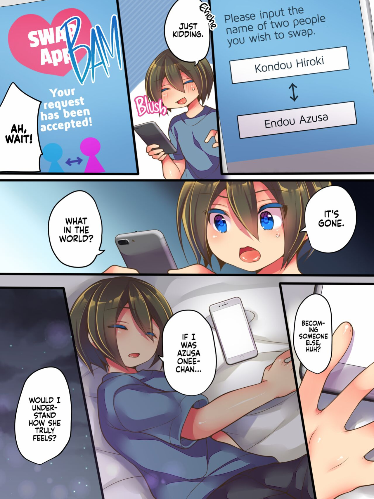 [Amuai Okashi Seisakusho (Reitou Mikan)] AneOne Sankaku SWAP | AneOne: Three-way Swap