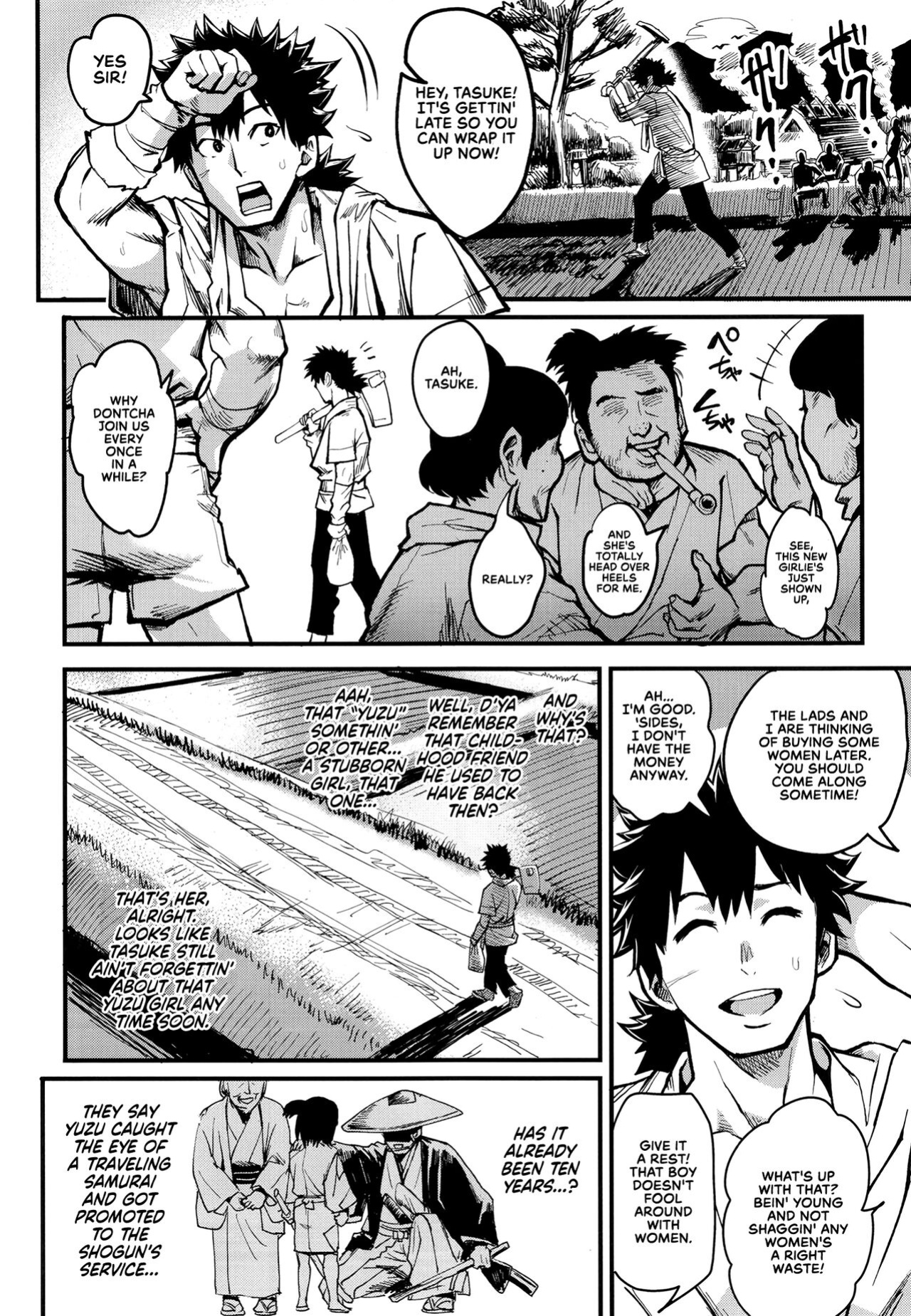 [Kougi Anmitsu (Ichiren Takushou)] Kunoichi Indochuu ~Yuzuha Kikyou hen~ | Kunoichi's Lewd Adventure ~Yuzuha's Homecoming Arc~ [Clog+RedLantern]