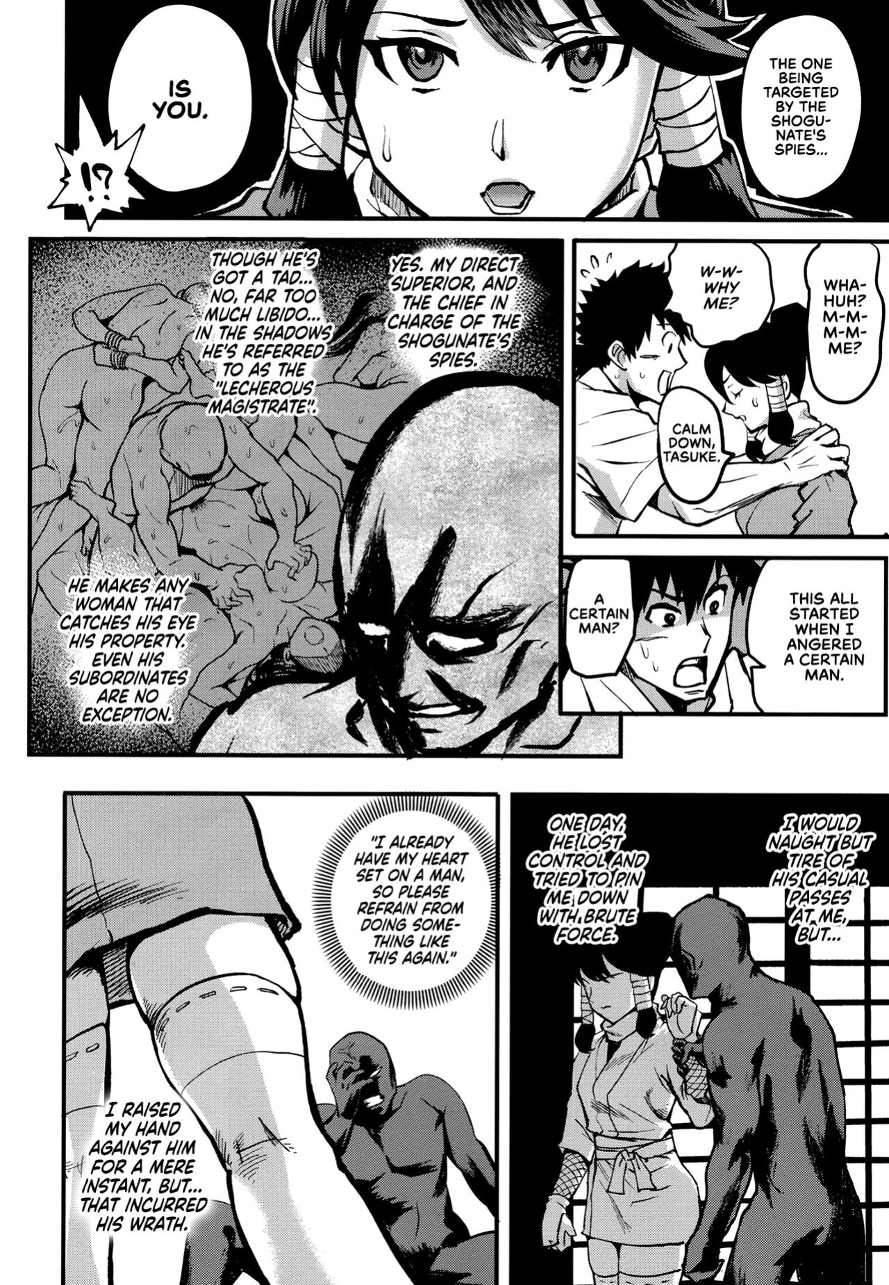 [Kougi Anmitsu (Ichiren Takushou)] Kunoichi Indochuu ~Yuzuha Kikyou hen~ | Kunoichi's Lewd Adventure ~Yuzuha's Homecoming Arc~ [Clog+RedLantern]