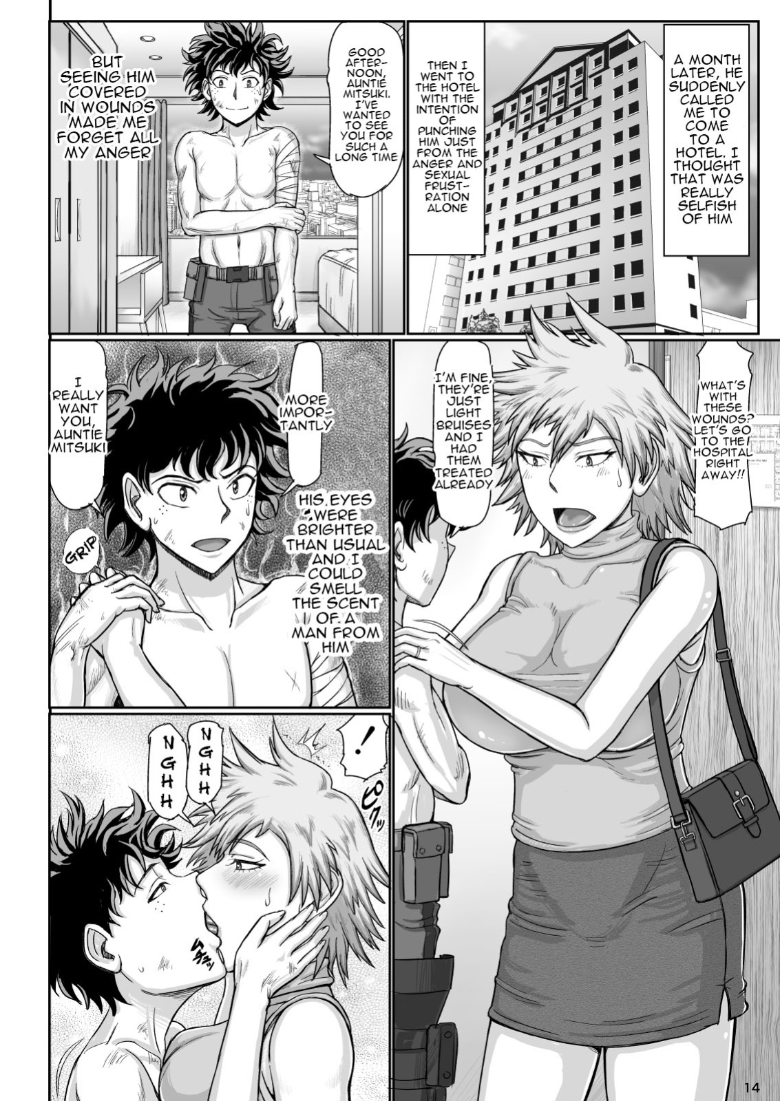 [Gouon (SWA)] Uwakinhaha Bakugou-mama wa Kyou mo Wakai Ko to Gachihame Sex Shiteimasu. | Cheating Mama - Once Again Today Mama Bakugou Is Having Sex With a Young Guy (Boku no Hero Academia)