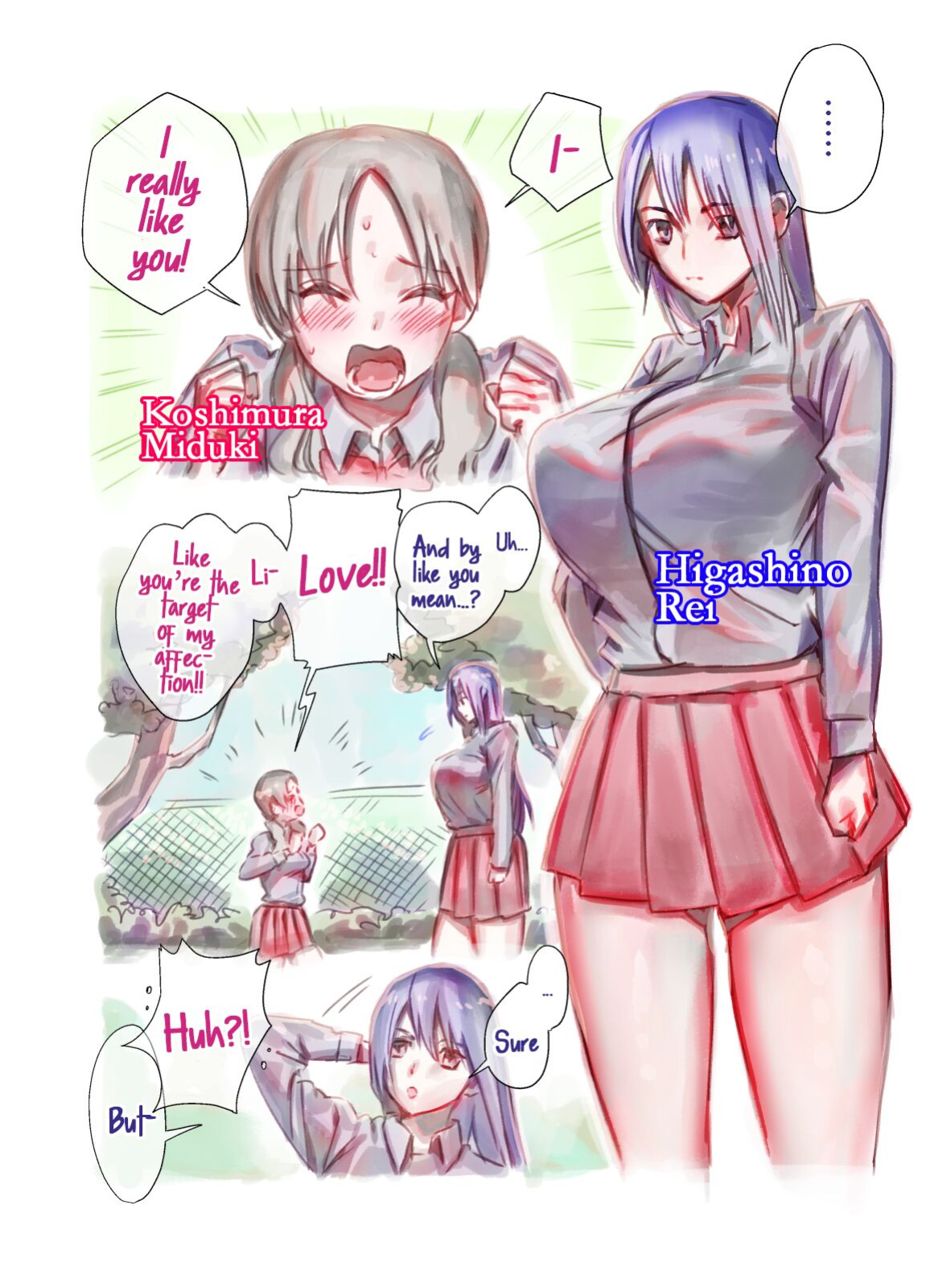 [Tosha Pink (Chimeda)] Daisuki na Senpai ga Futanari datta kedo Mushiro Shiawase desu | My Beloved Senpai is a Futanari!? I'm So Happy! [Mr_Person]