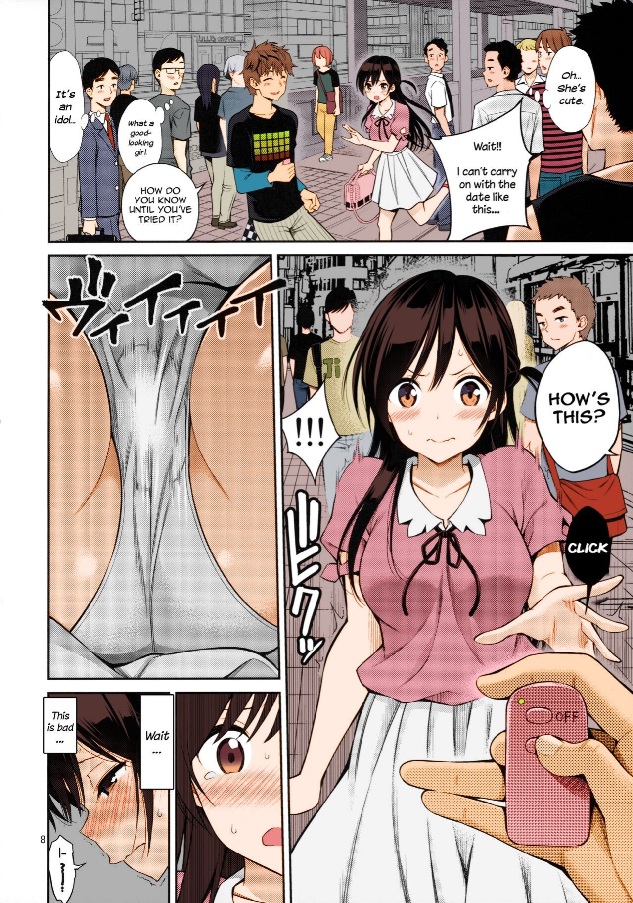 [Popochichi (Yahiro Pochi)] Rental Kanojo Osawari Shimasu (Kanojo, Okarishimasu) [nasu_sensei] [Colorized]