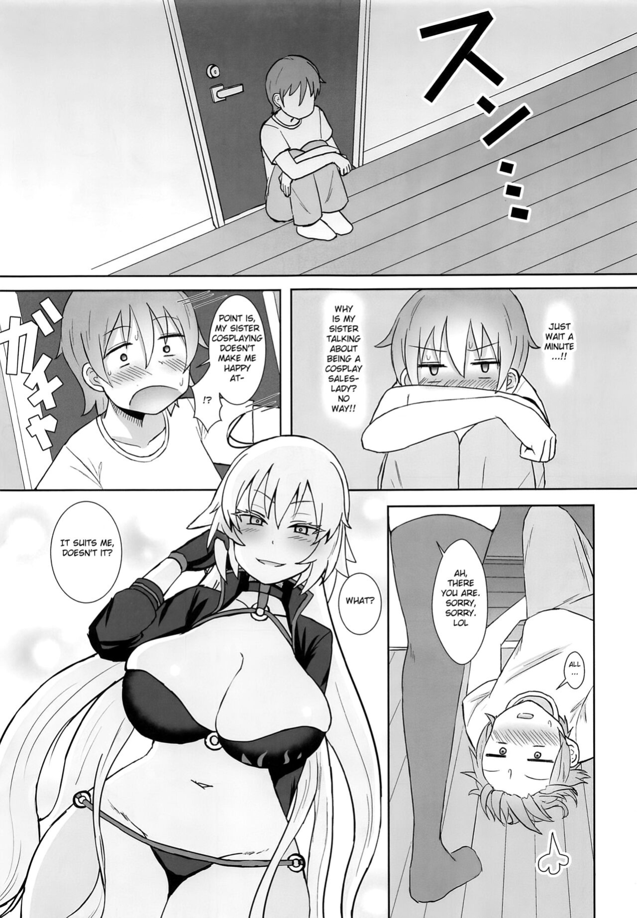 (COMIC1☆15) [Mizore Nabe (Mizore)] Jeanne Alter no Cosplay Tsuide ni XXX Suru Ane (Fate/Grand Order) [FC]
