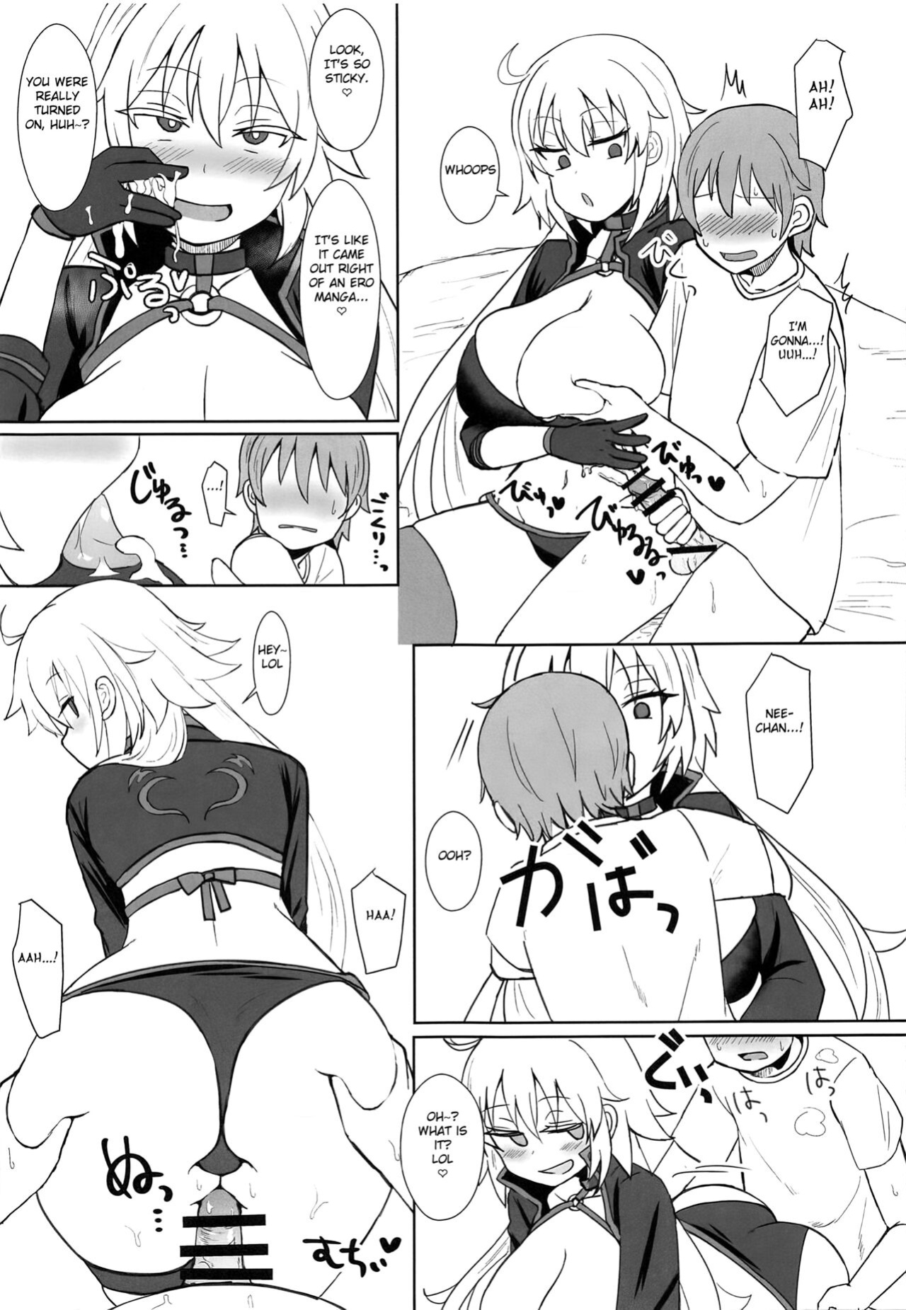 (COMIC1☆15) [Mizore Nabe (Mizore)] Jeanne Alter no Cosplay Tsuide ni XXX Suru Ane (Fate/Grand Order) [FC]